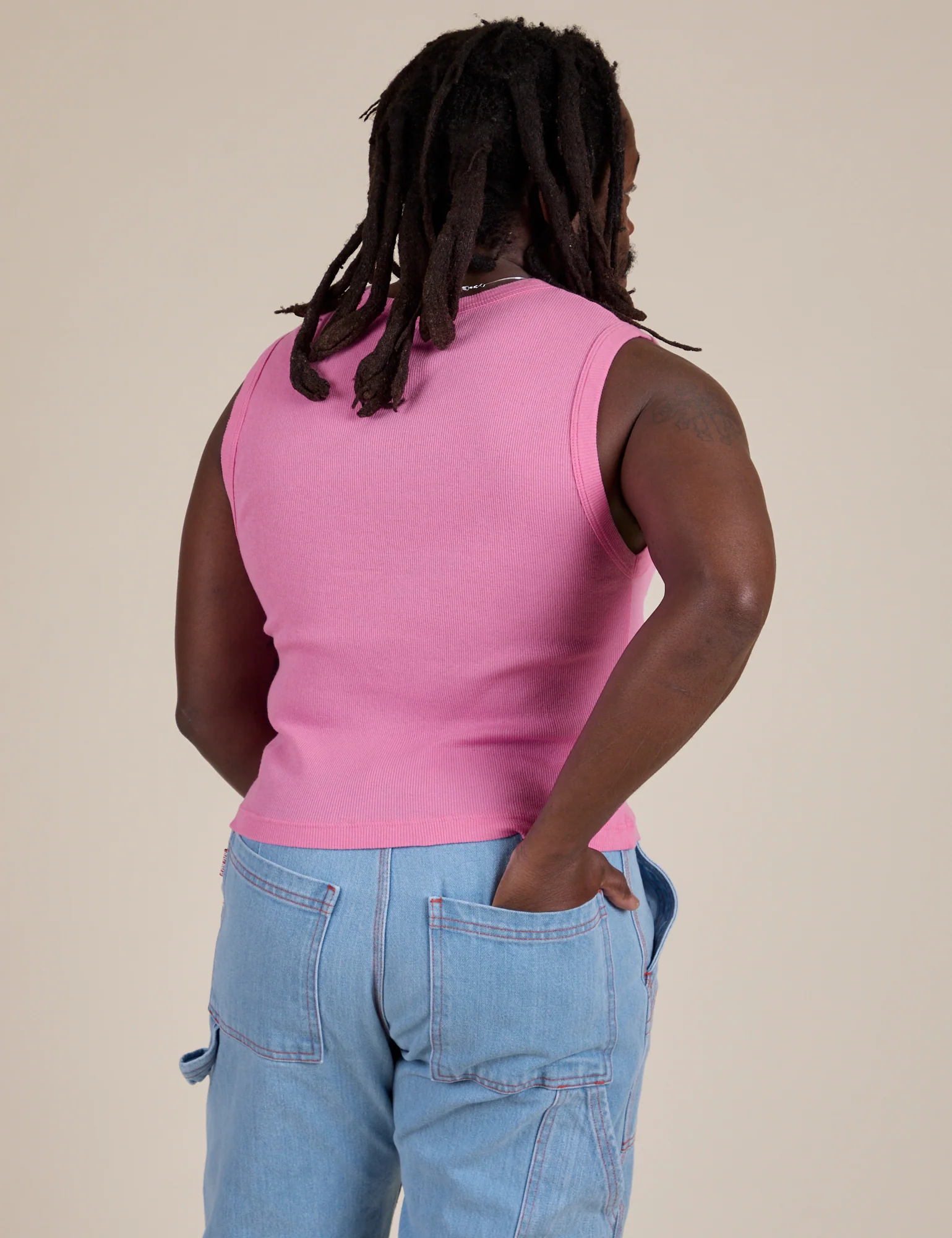 Muscle Tee - Bubblegum Pink - Image 22