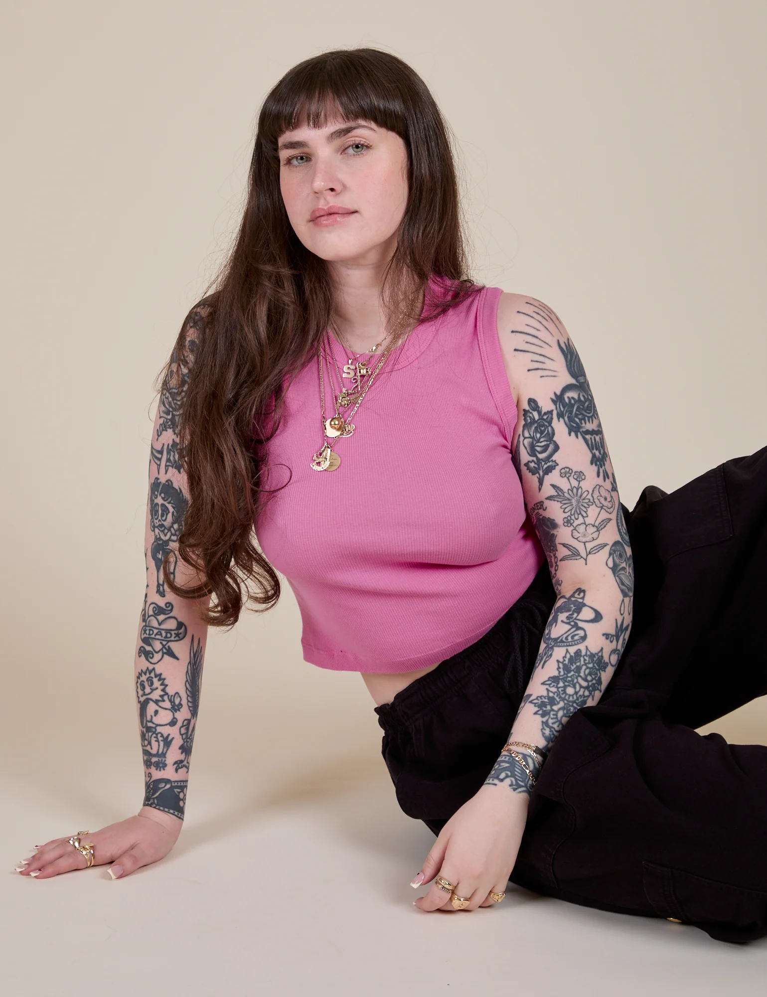 Muscle Tee - Bubblegum Pink - Image 31