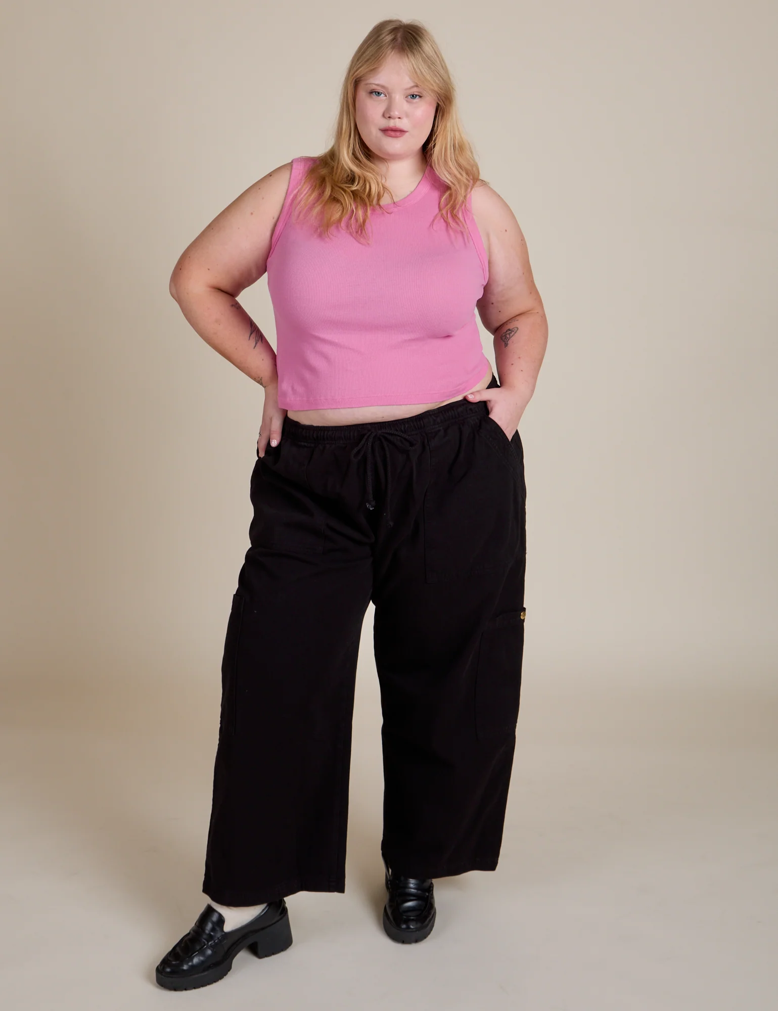 Muscle Tee - Bubblegum Pink - Image 5