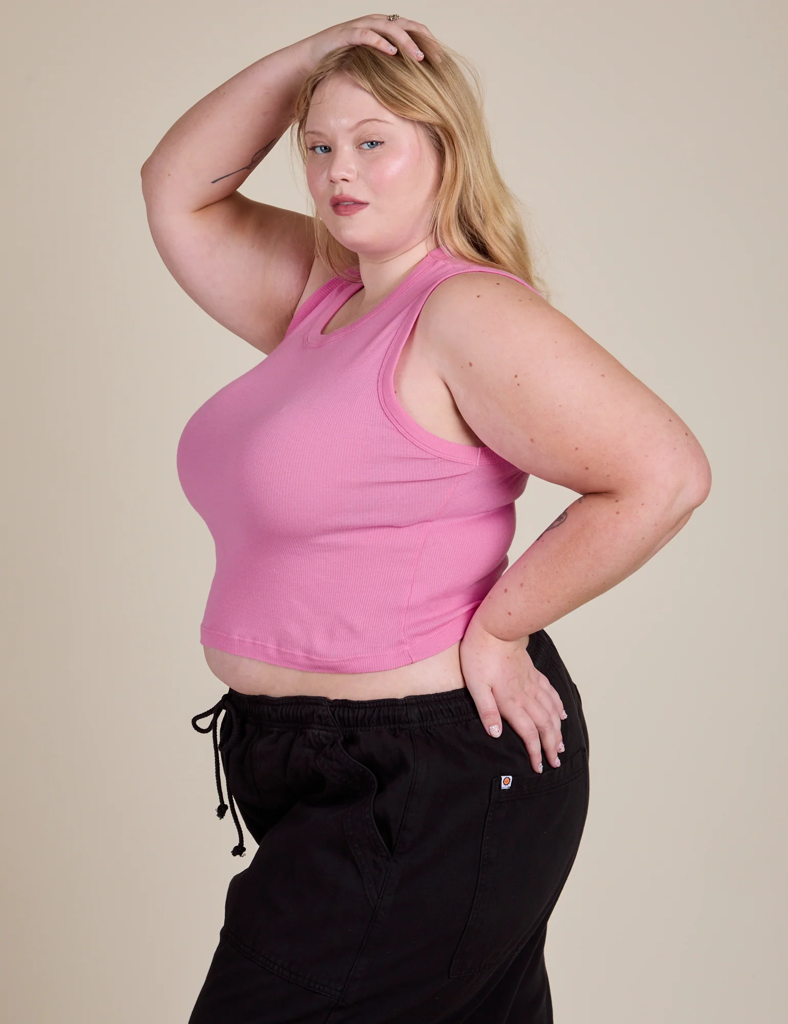 Muscle Tee - Bubblegum Pink - Image 7