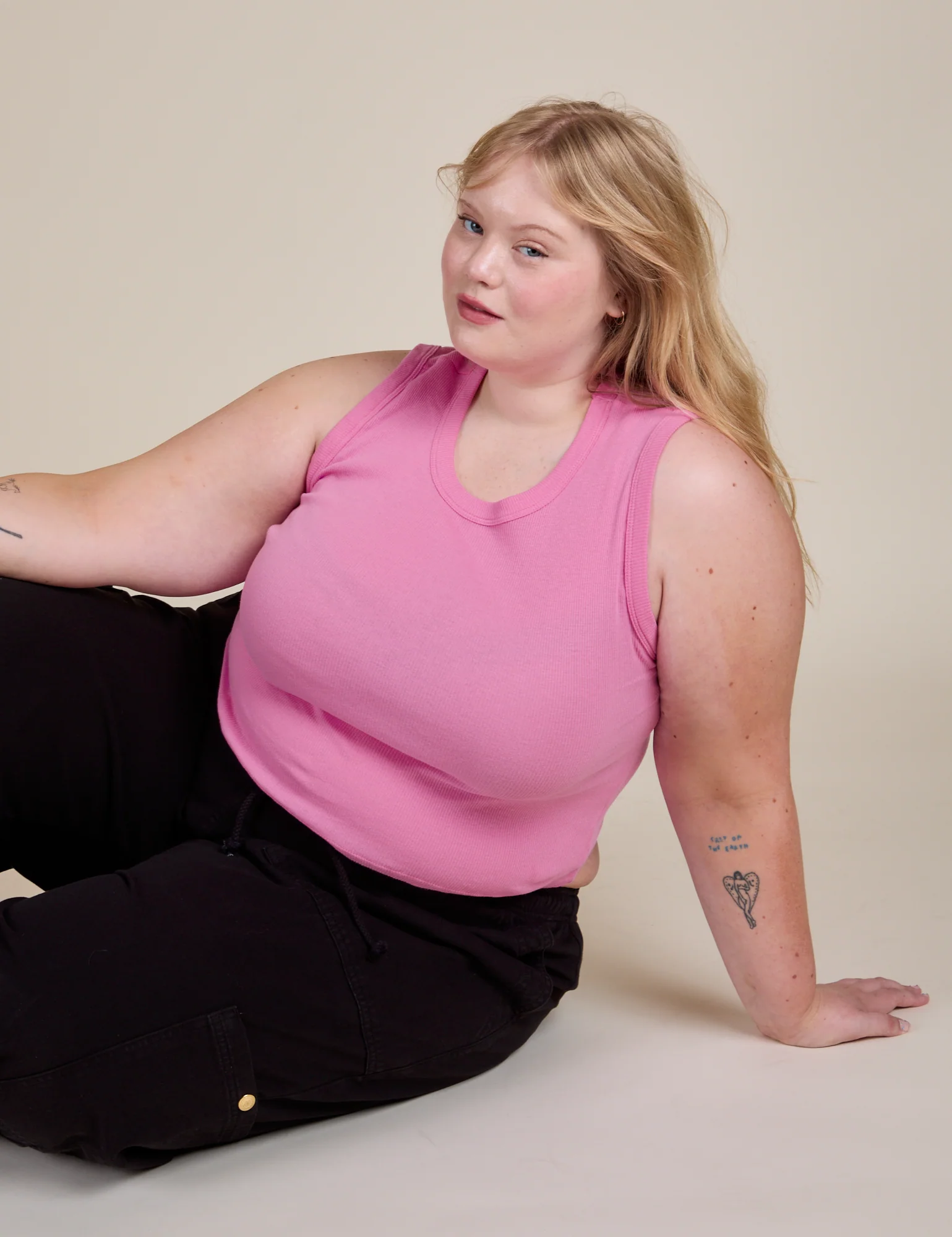 Muscle Tee - Bubblegum Pink - Image 9