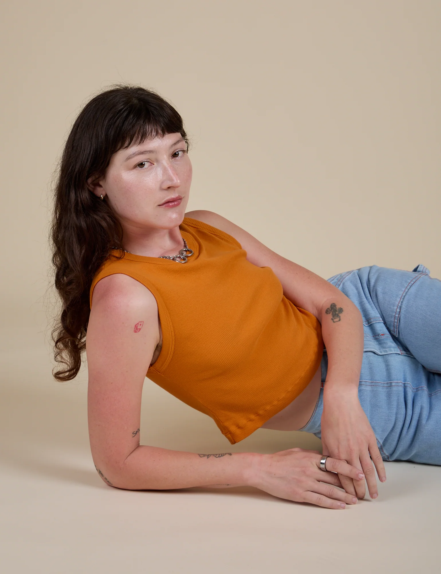 Muscle Tee - Creamsicle Orange - Image 16