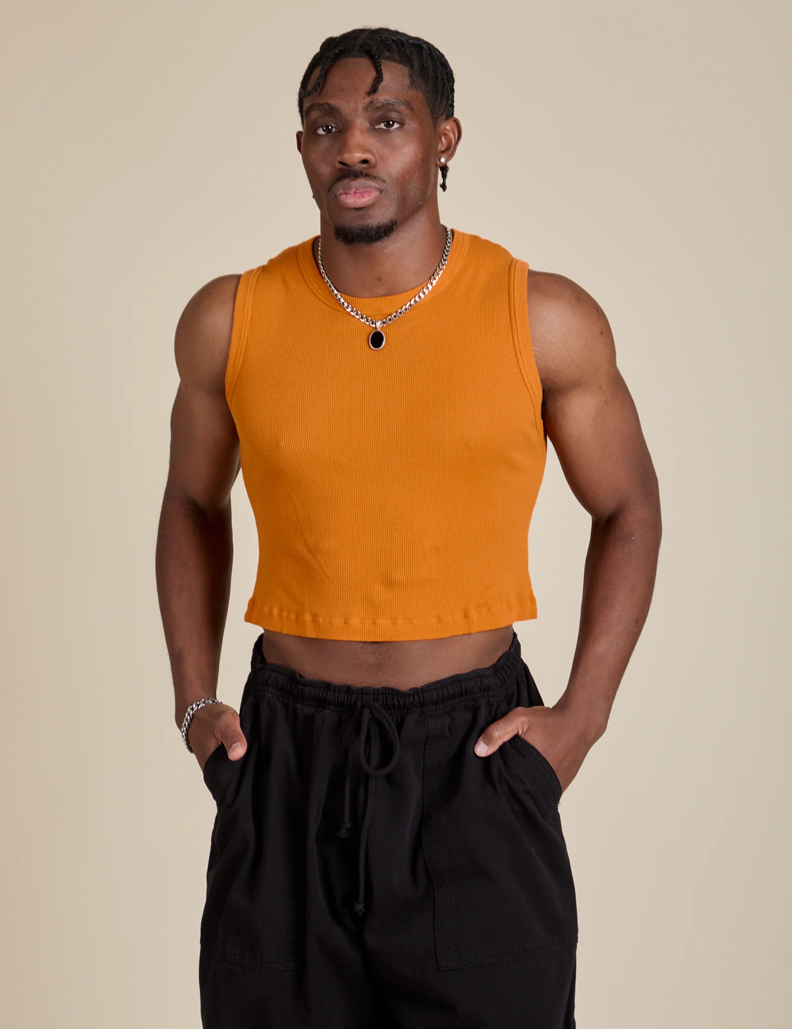 Muscle Tee - Creamsicle Orange - Image 3