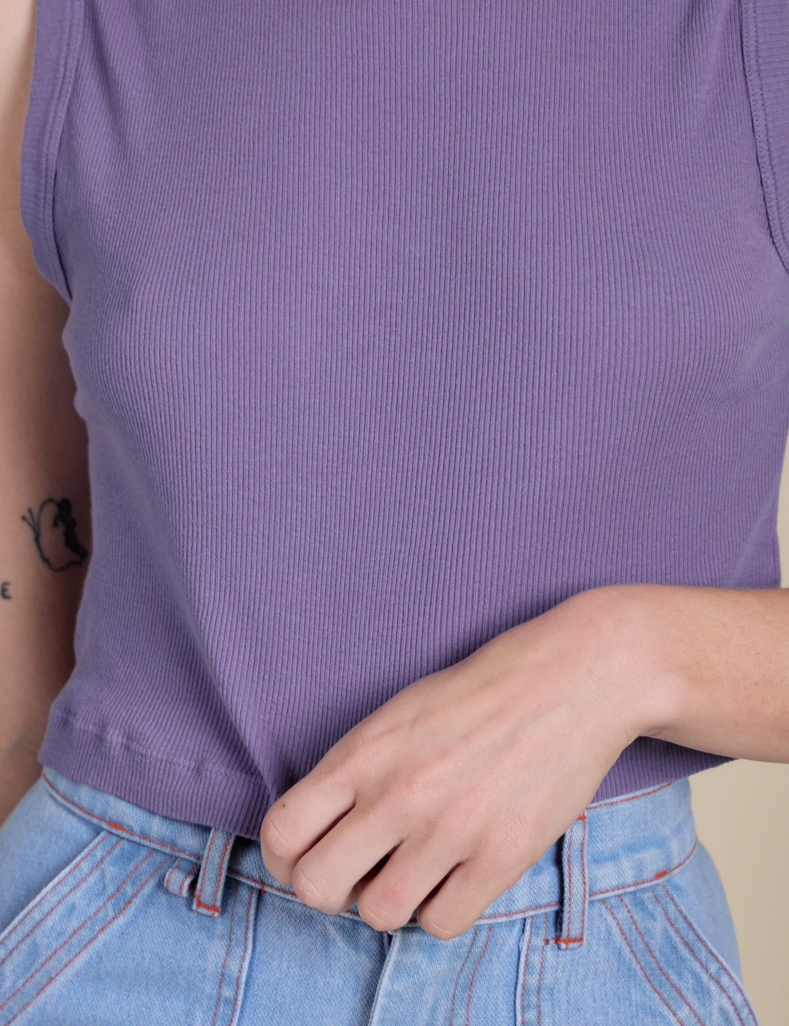 Muscle Tee - Faded Grape - Image 13