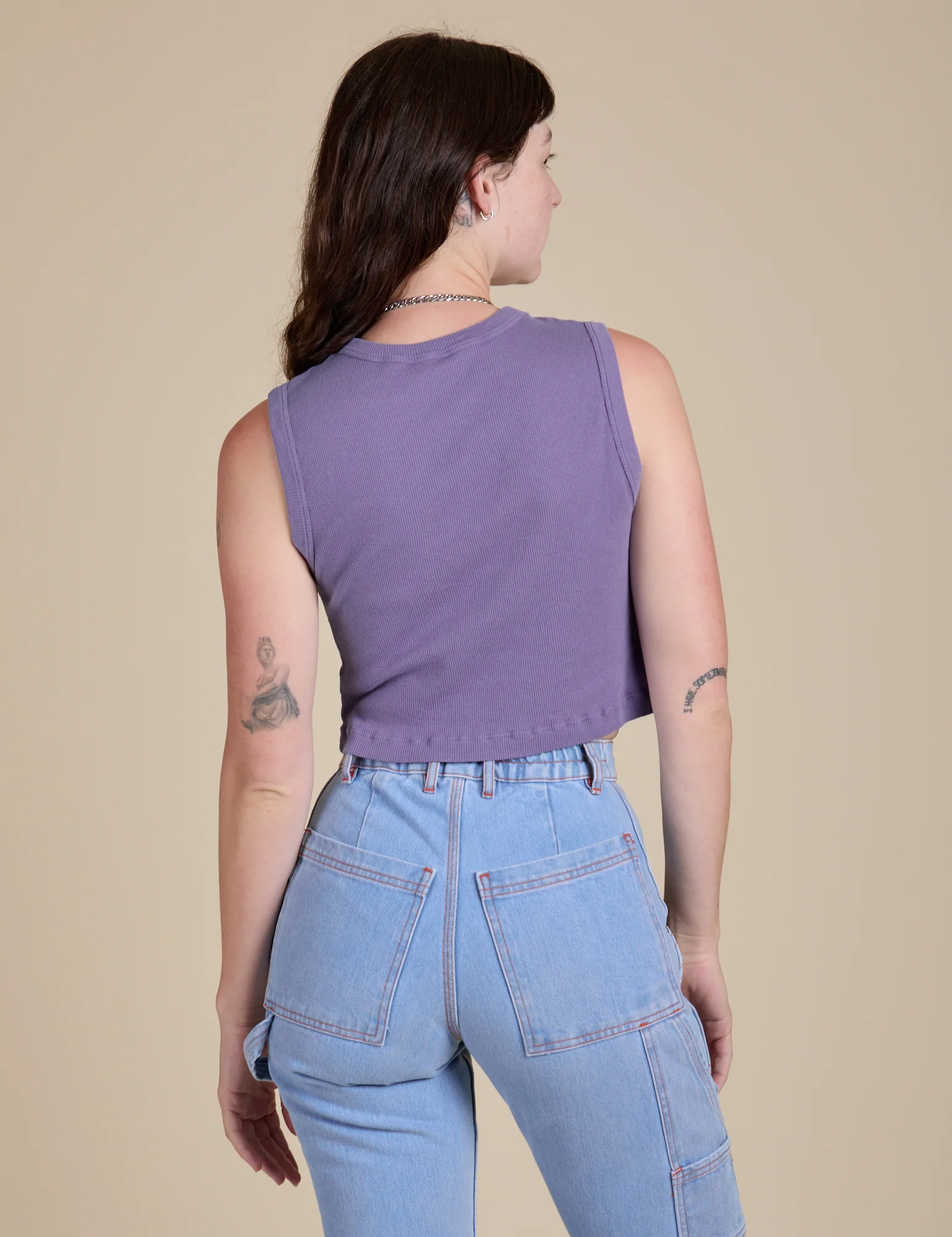 Muscle Tee - Faded Grape - Image 15