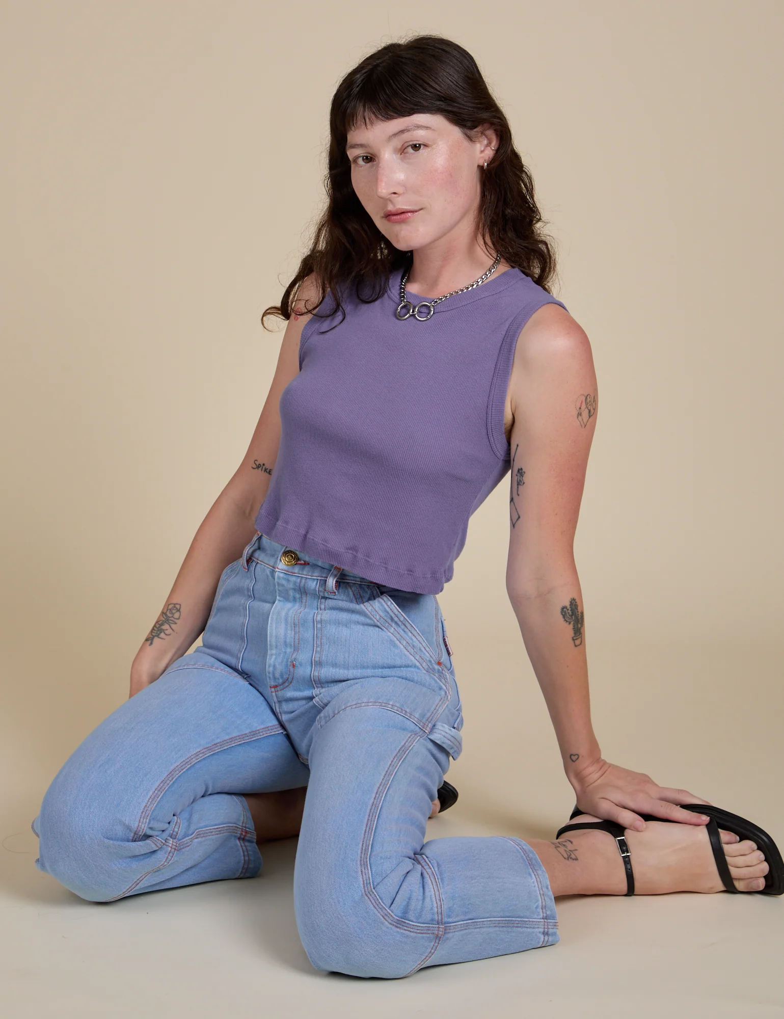 Muscle Tee - Faded Grape - Image 17