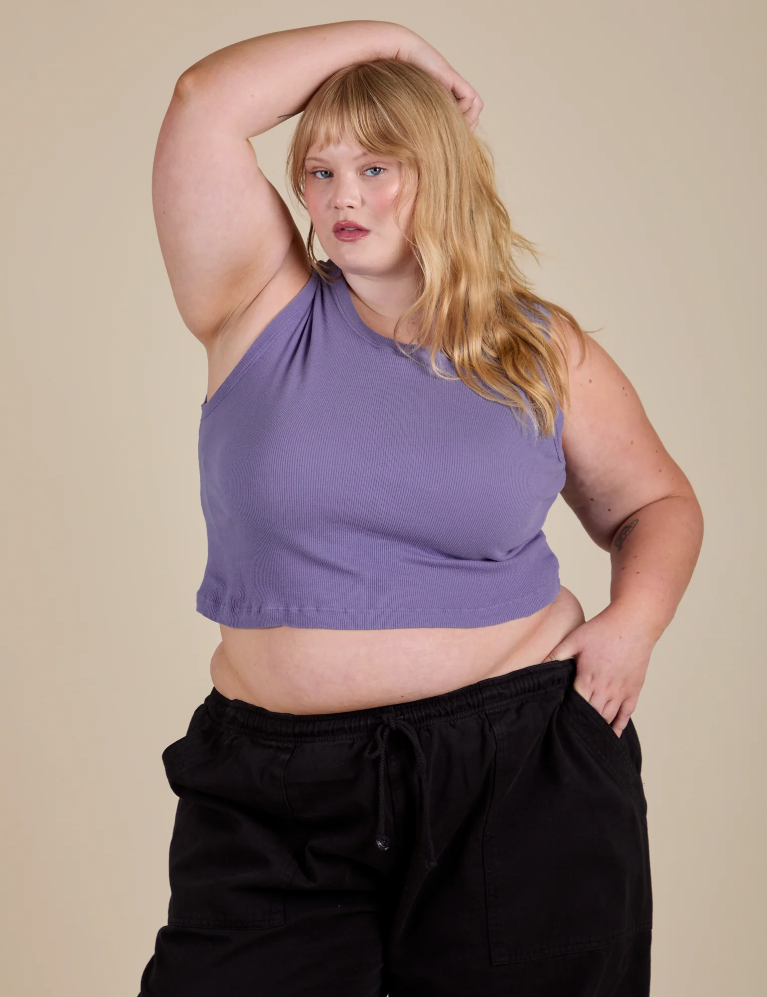 Muscle Tee - Faded Grape - Image 21