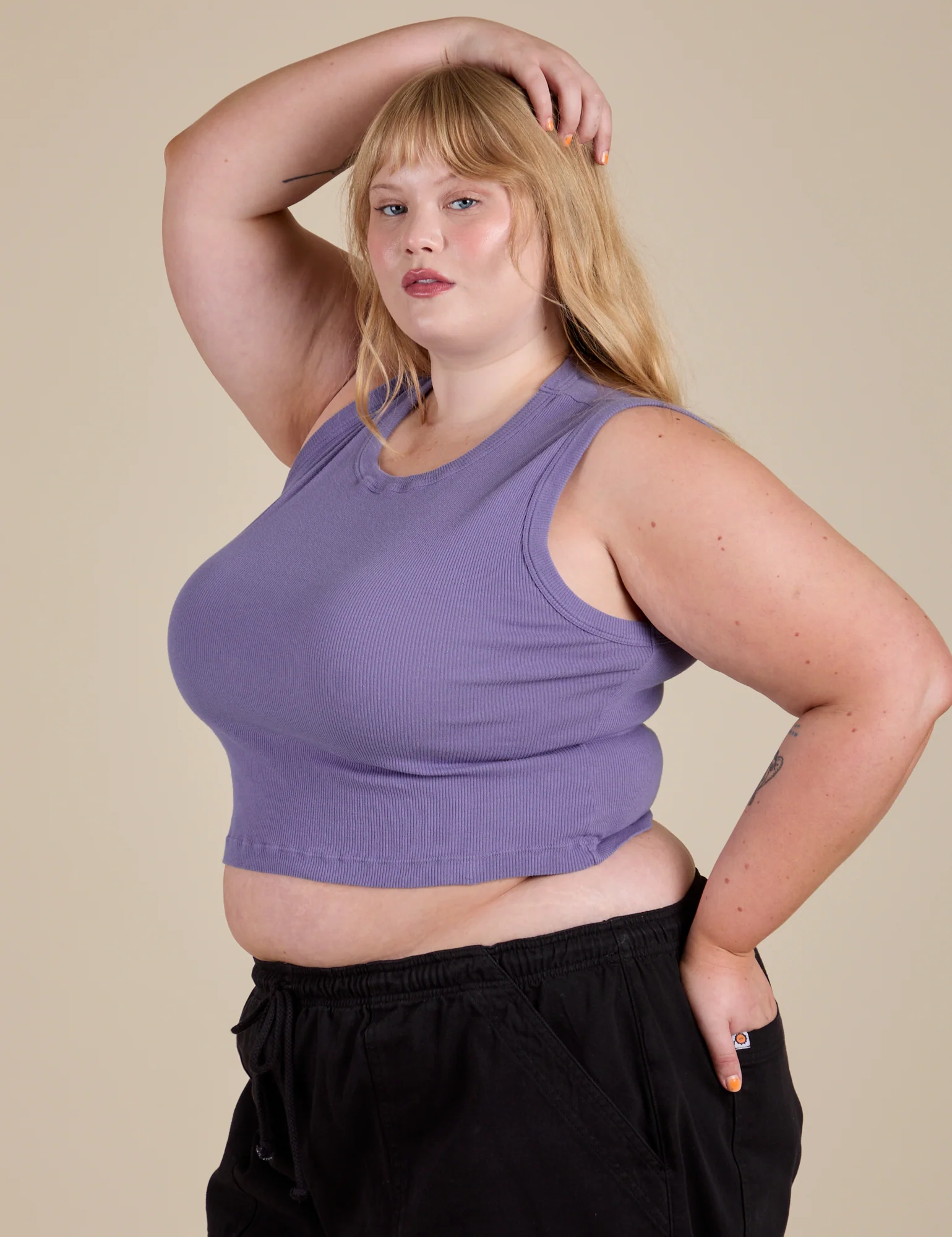 Muscle Tee - Faded Grape - Image 22