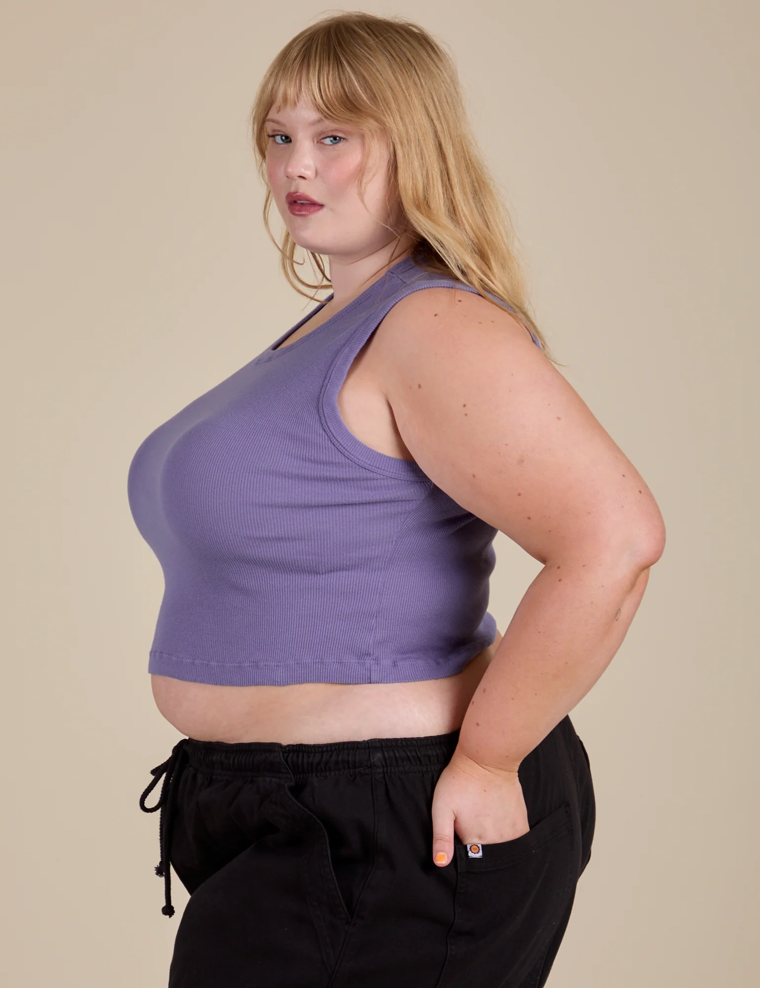 Muscle Tee - Faded Grape - Image 23