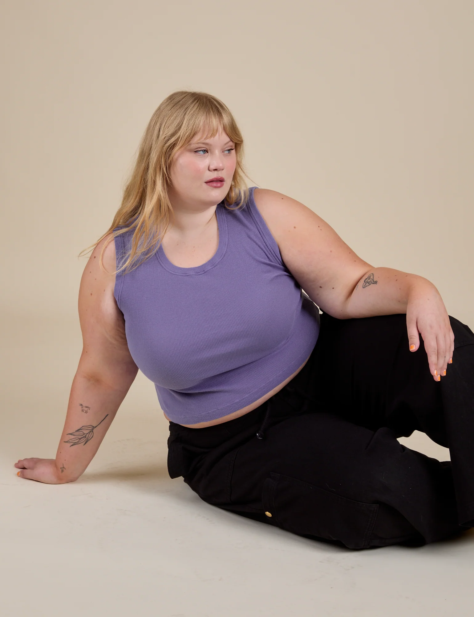 Muscle Tee - Faded Grape - Image 26