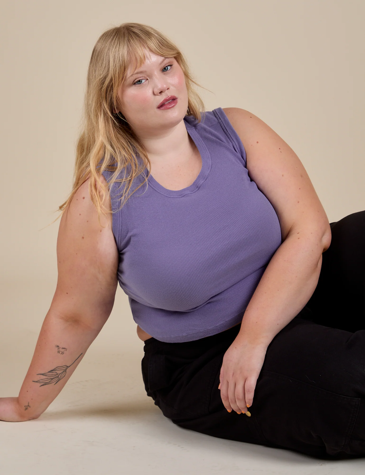 Muscle Tee - Faded Grape - Image 27