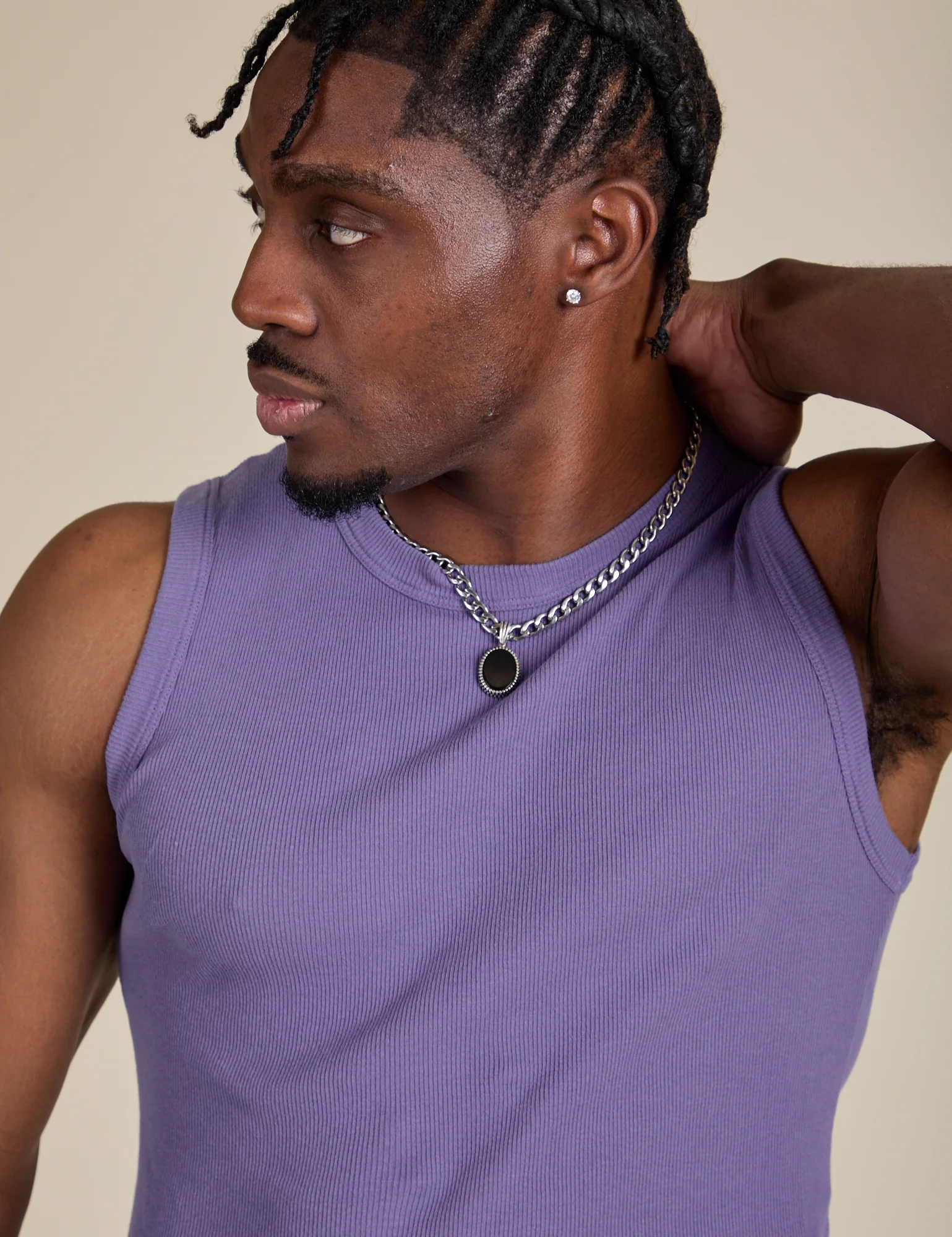 Muscle Tee - Faded Grape - Image 4