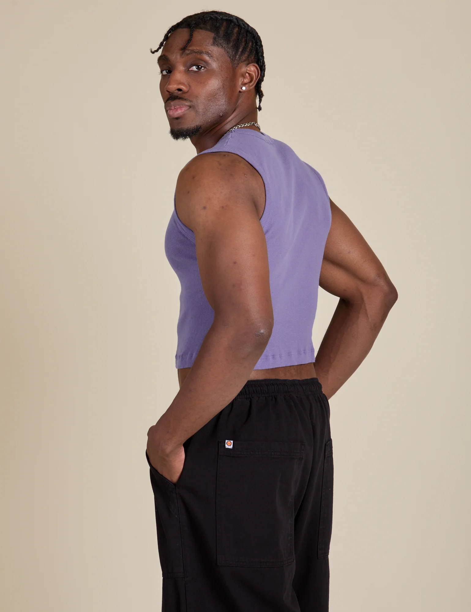 Muscle Tee - Faded Grape - Image 7