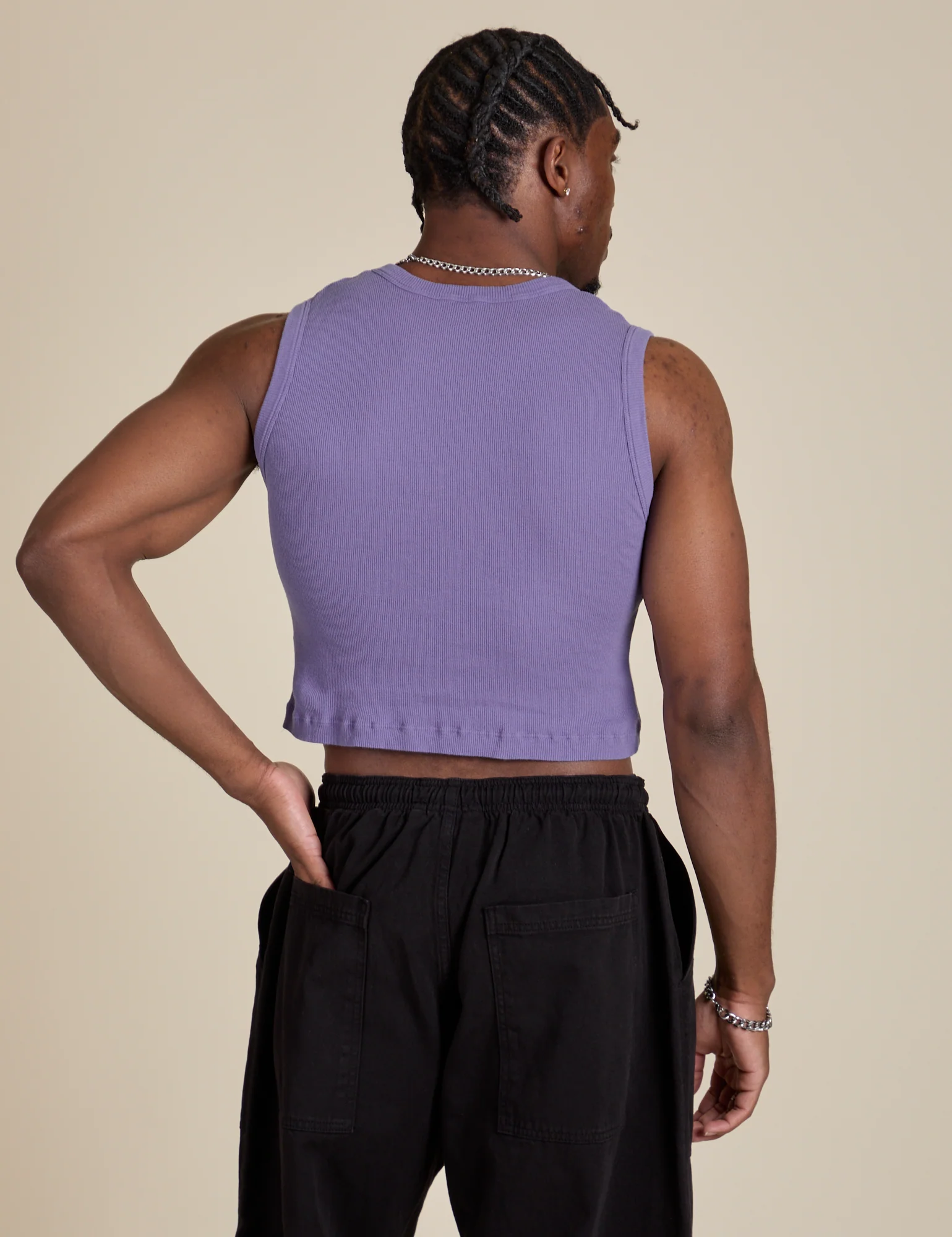 Muscle Tee - Faded Grape - Image 8
