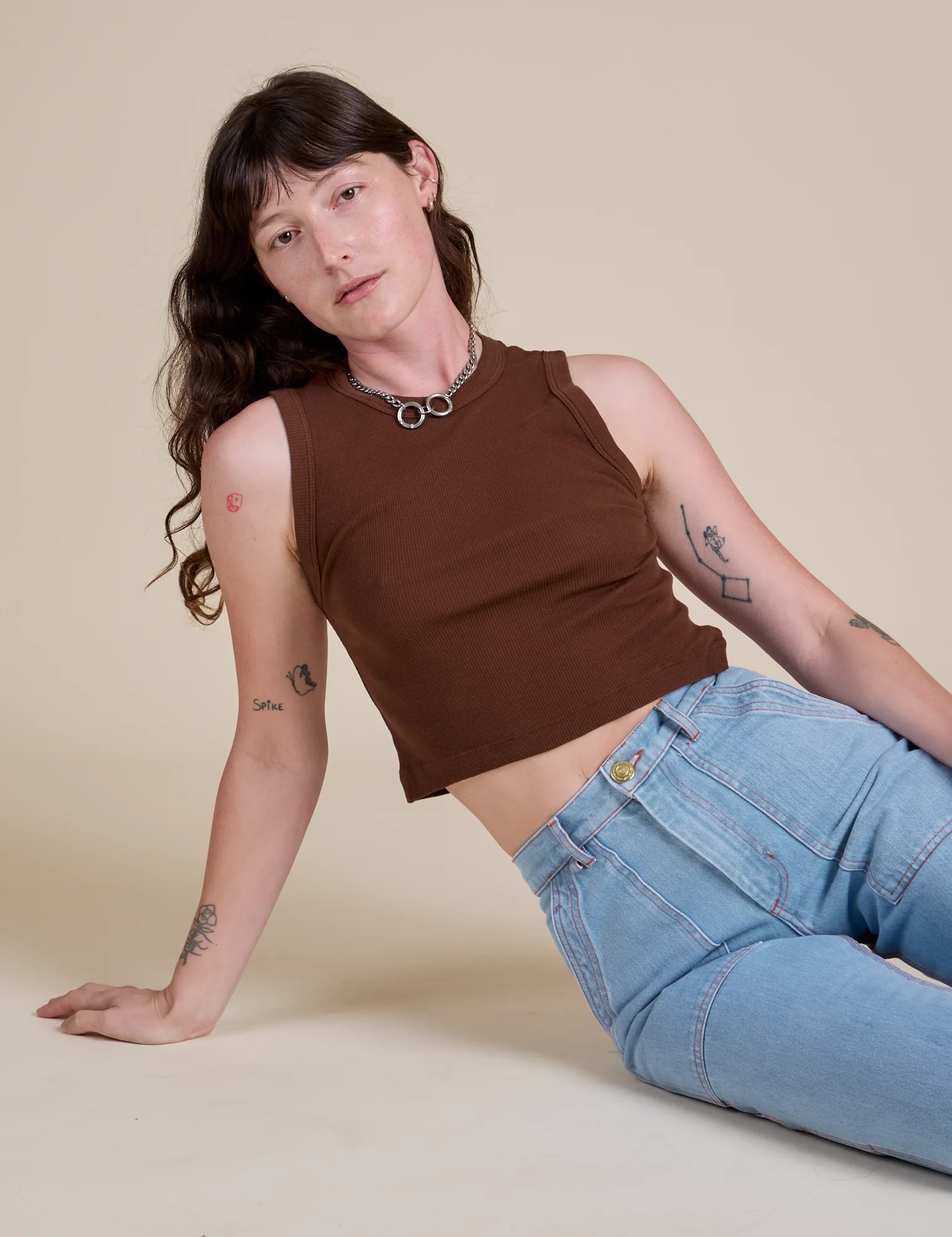 Muscle Tee - Fudgesicle Brown - Image 10