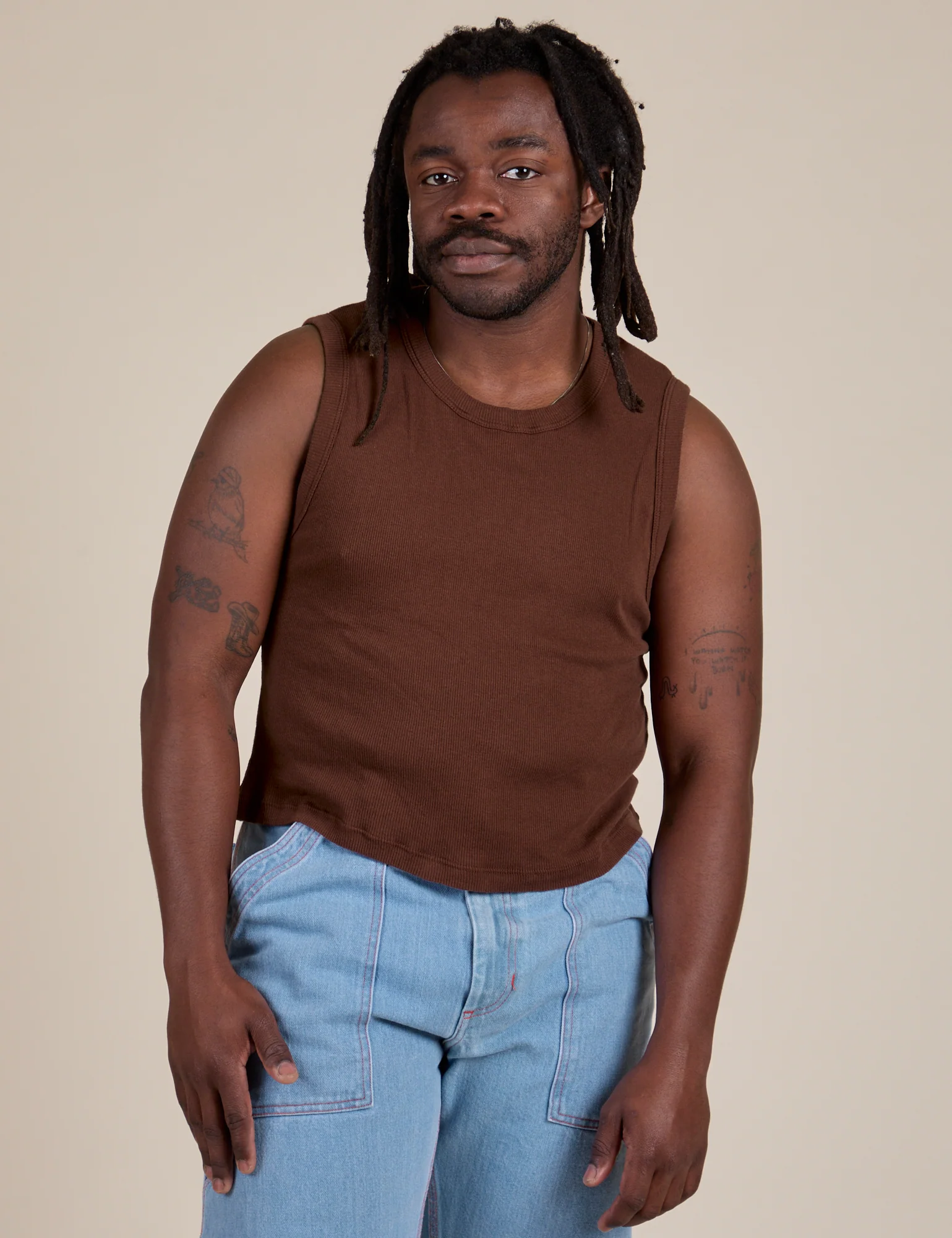 Muscle Tee - Fudgesicle Brown - Image 11