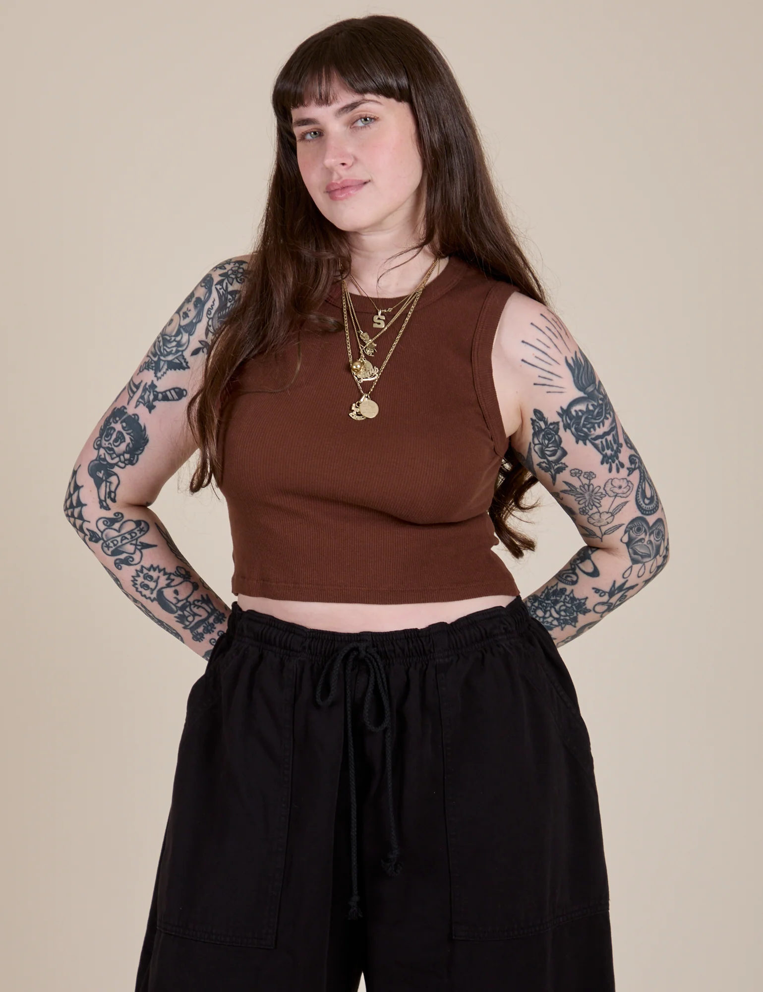 Muscle Tee - Fudgesicle Brown - Image 16