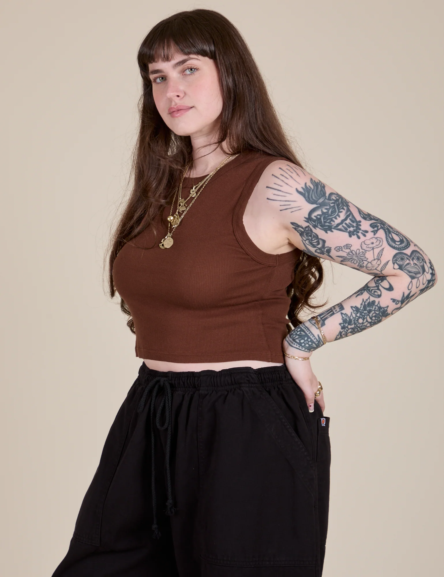 Muscle Tee - Fudgesicle Brown - Image 19