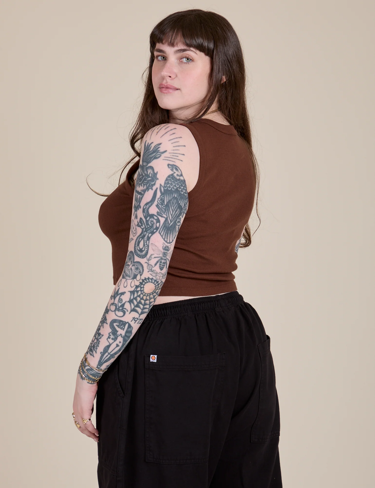 Muscle Tee - Fudgesicle Brown - Image 20