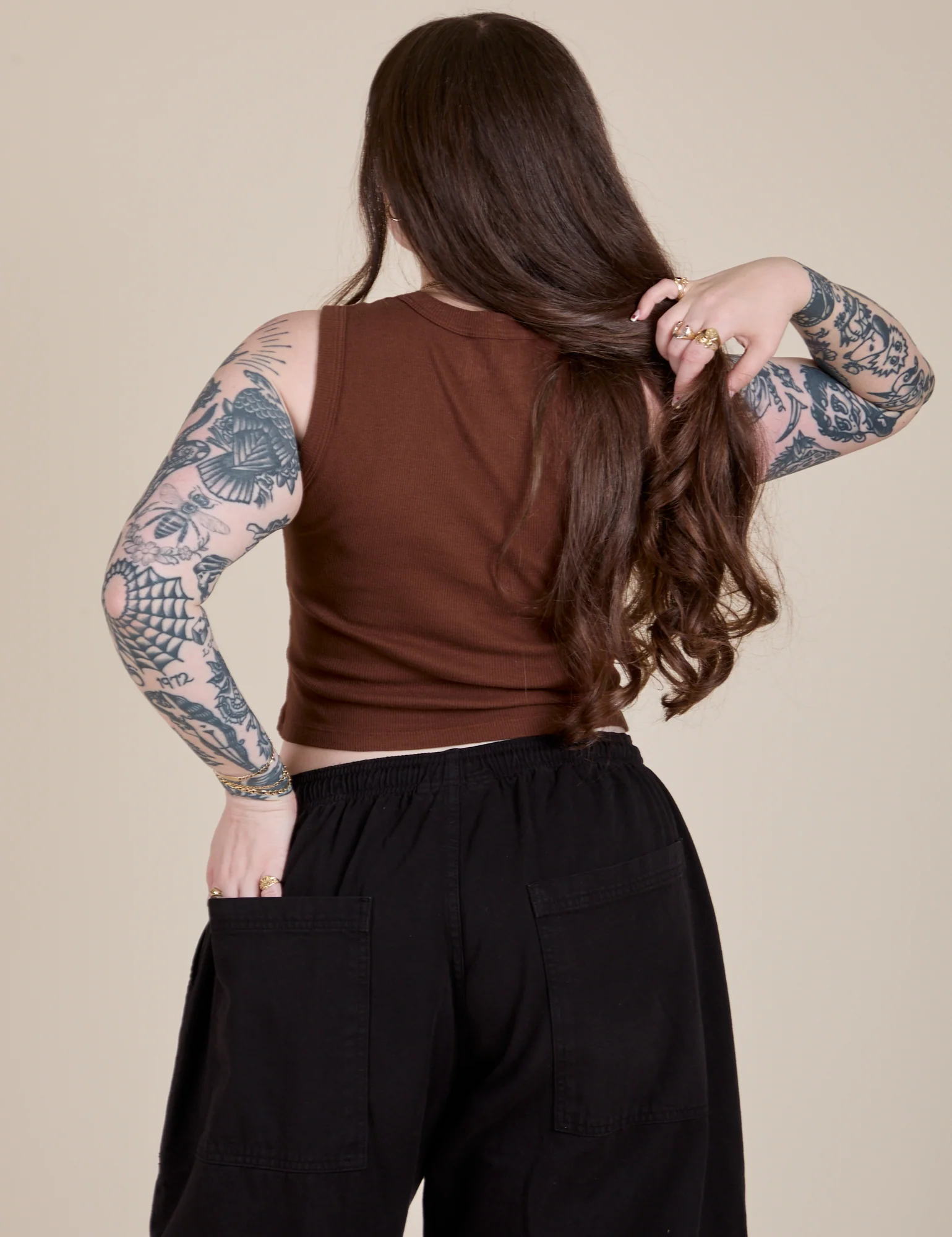 Muscle Tee - Fudgesicle Brown - Image 21