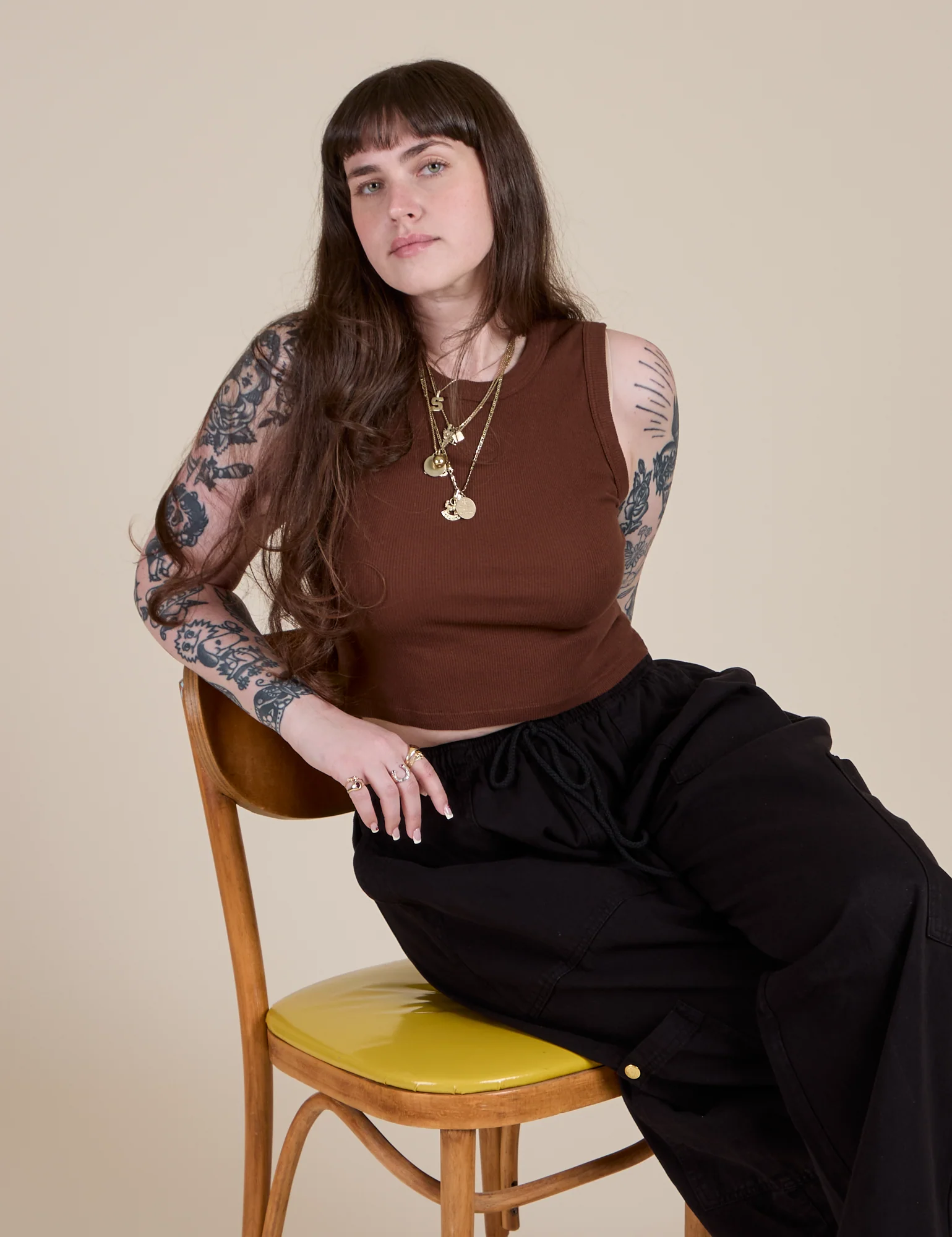 Muscle Tee - Fudgesicle Brown - Image 23