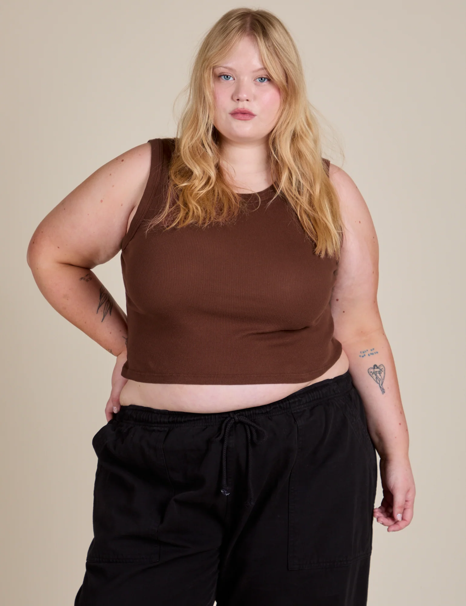 Muscle Tee - Fudgesicle Brown - Image 24