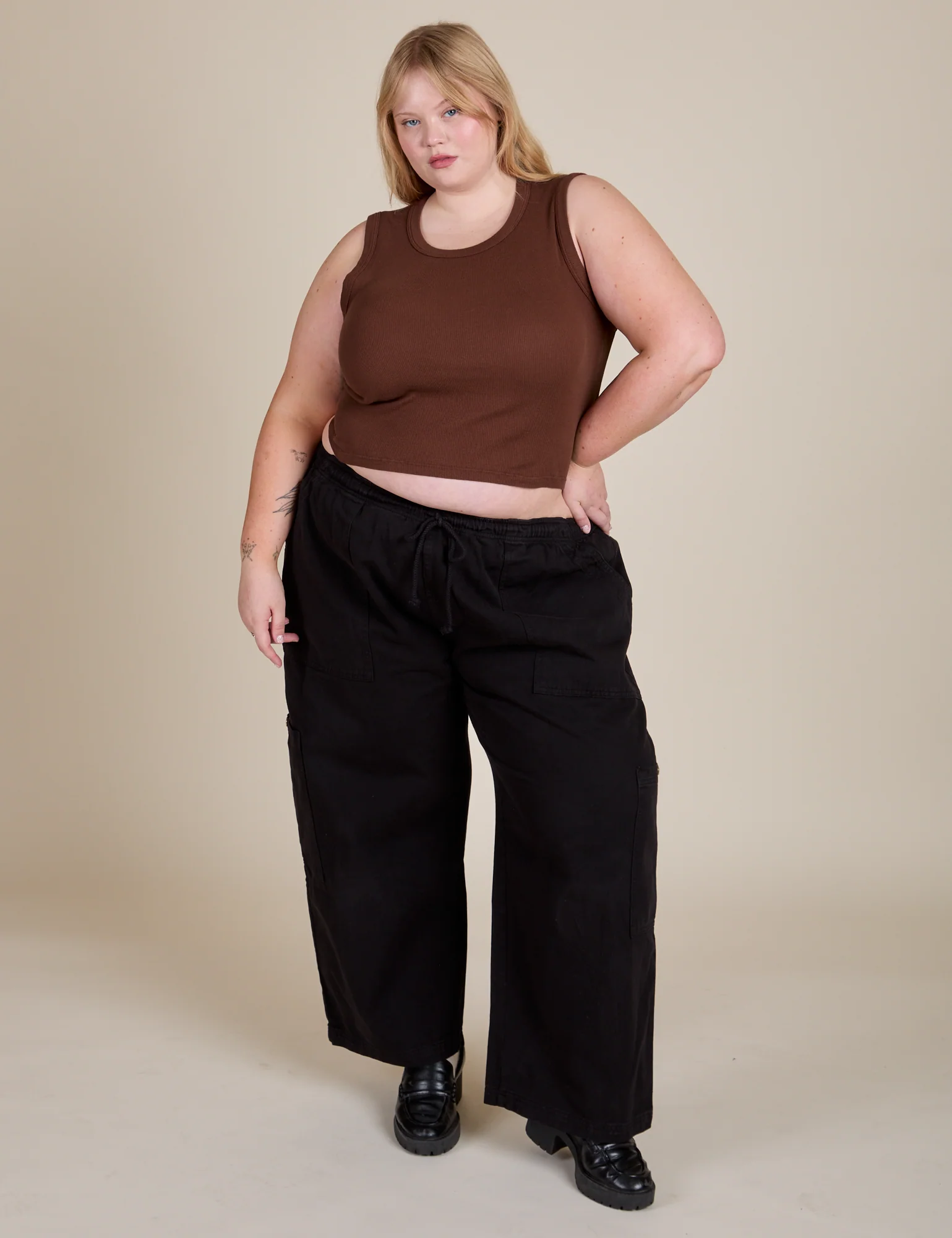 Muscle Tee - Fudgesicle Brown - Image 26