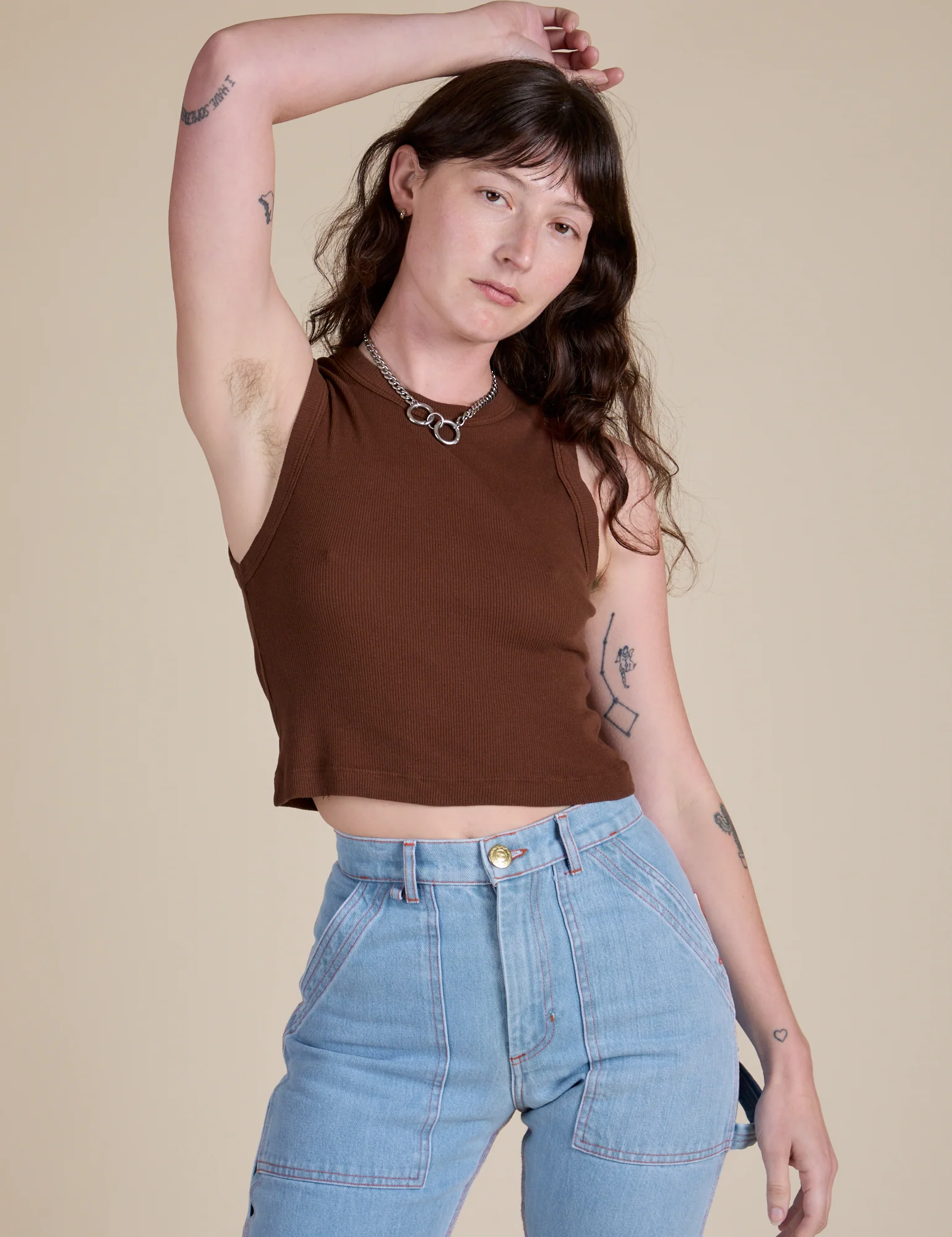 Muscle Tee - Fudgesicle Brown - Image 3