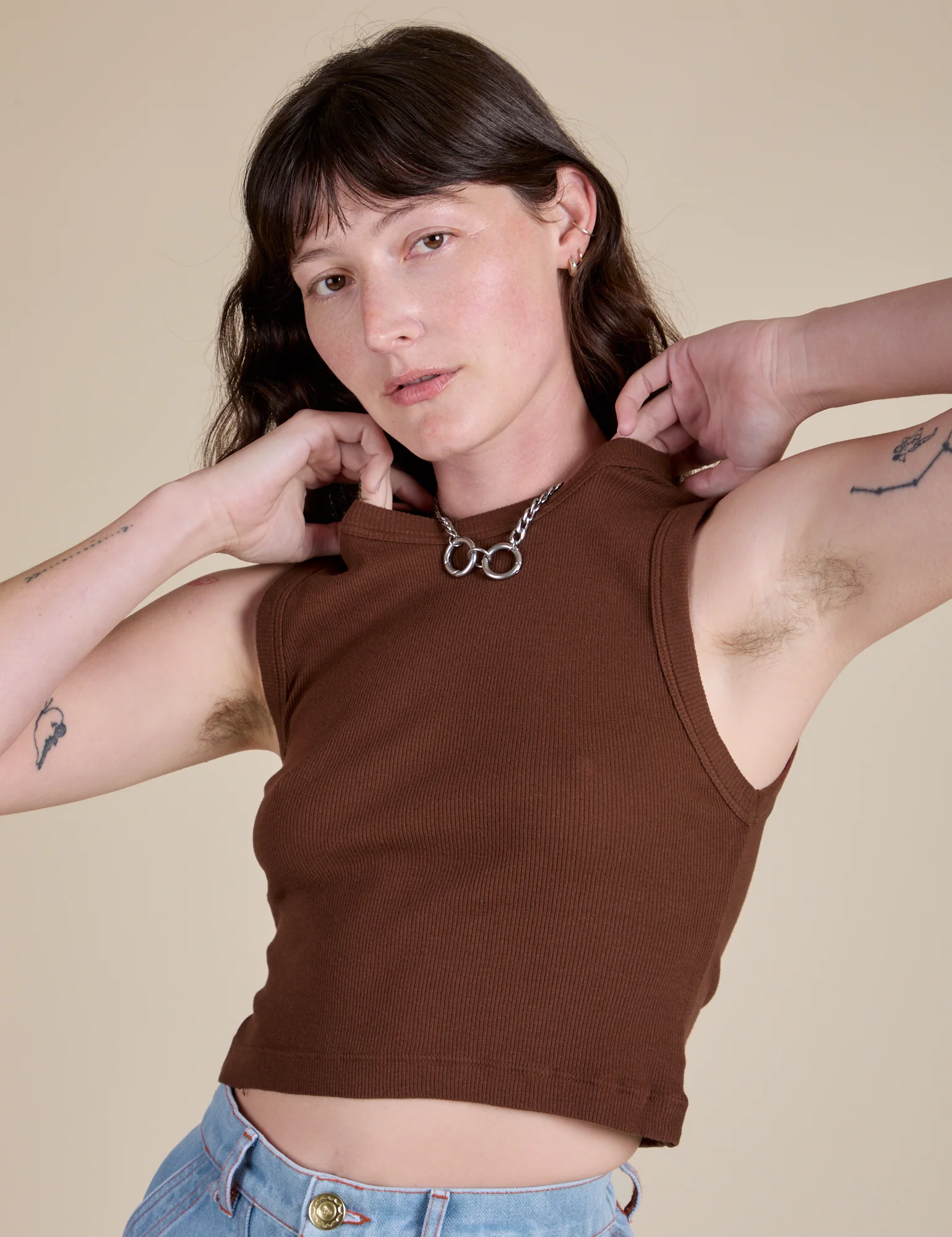Muscle Tee - Fudgesicle Brown - Image 5