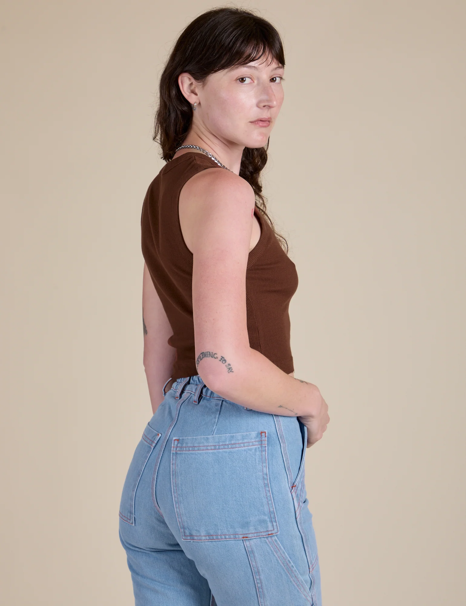 Muscle Tee - Fudgesicle Brown - Image 7