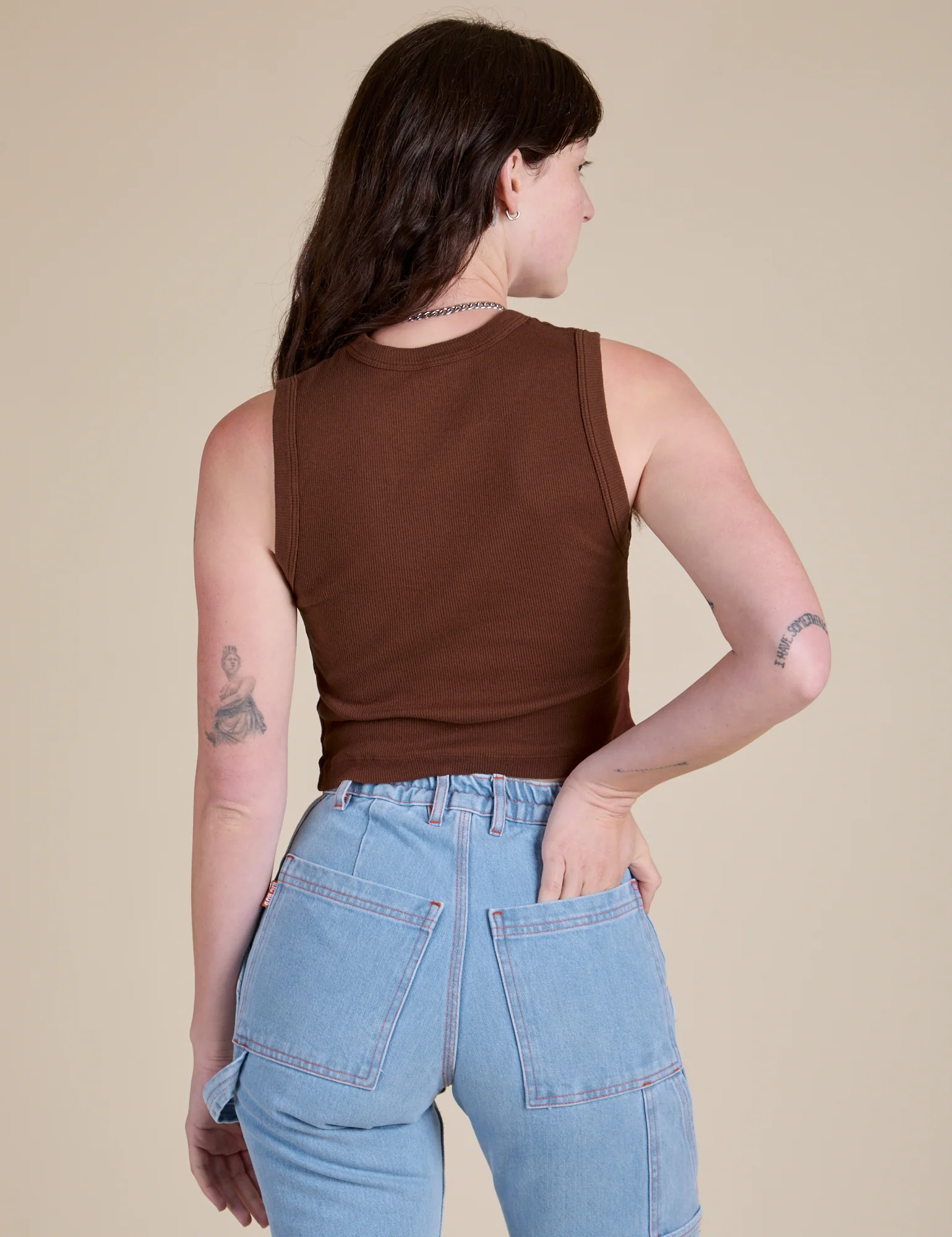 Muscle Tee - Fudgesicle Brown - Image 8