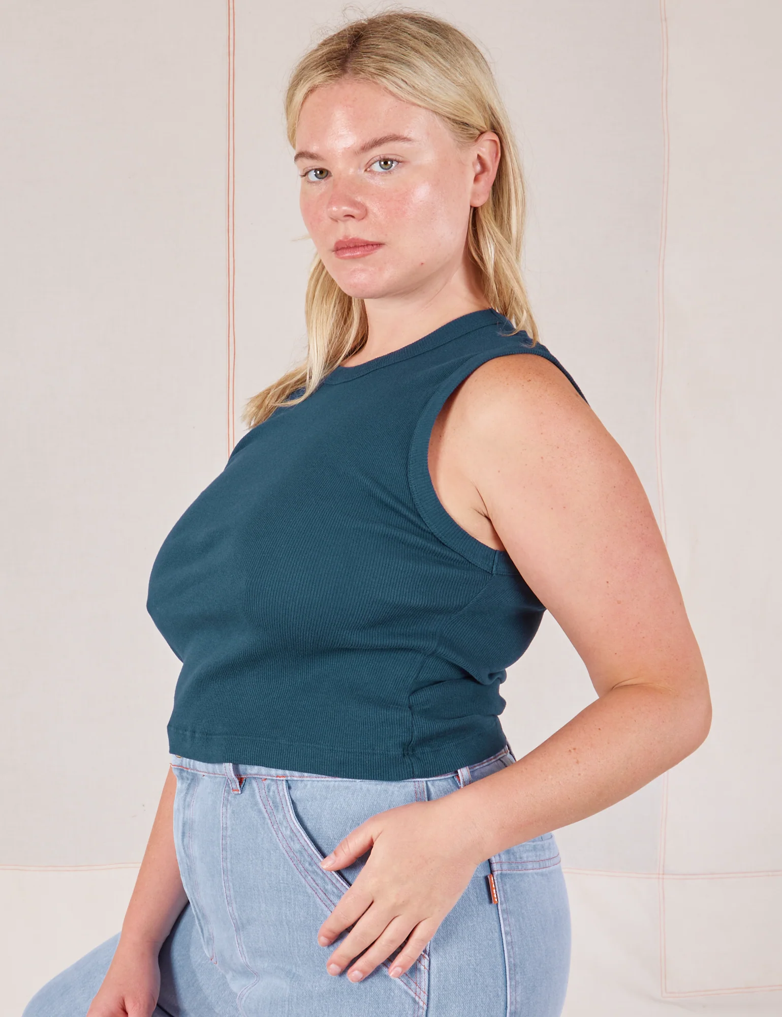 Muscle Tee - Lagoon - Image 22