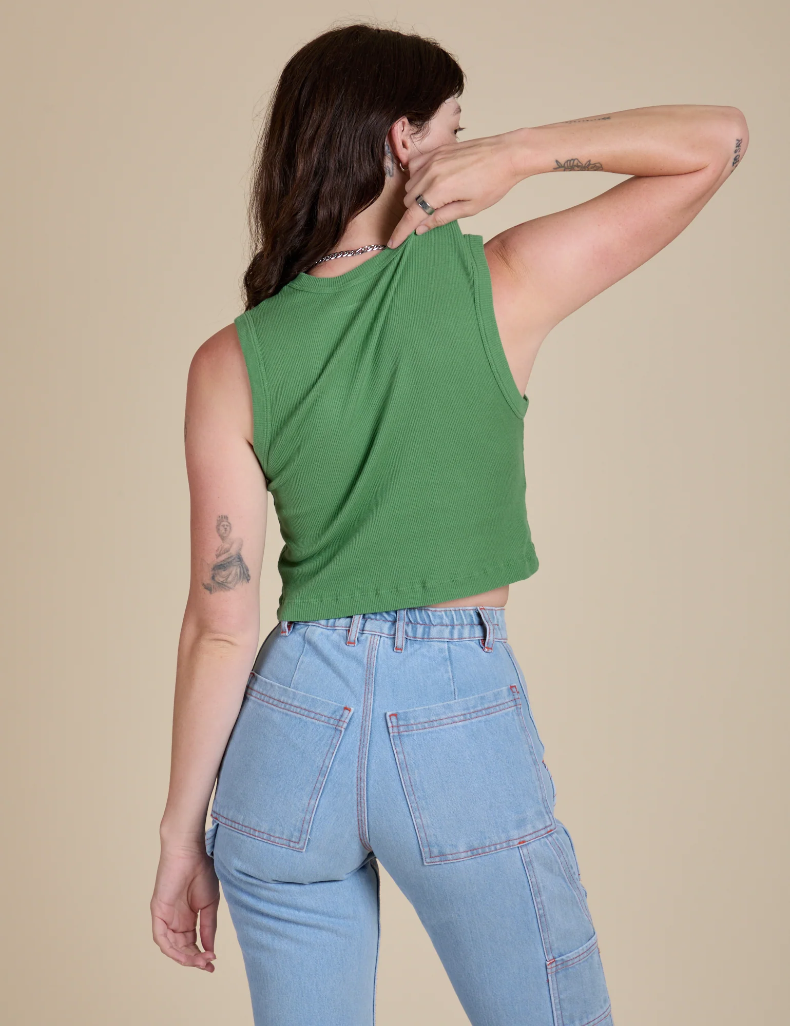 Muscle Tee - Seafoam Green - Image 13