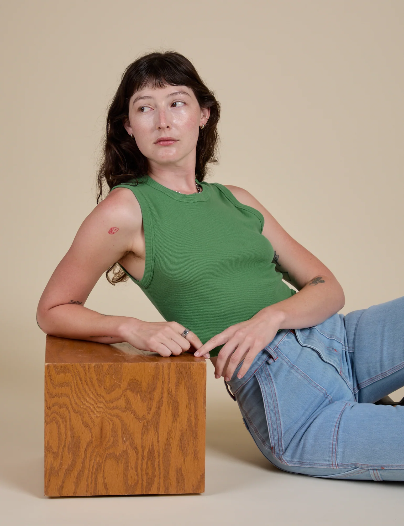 Muscle Tee - Seafoam Green - Image 14
