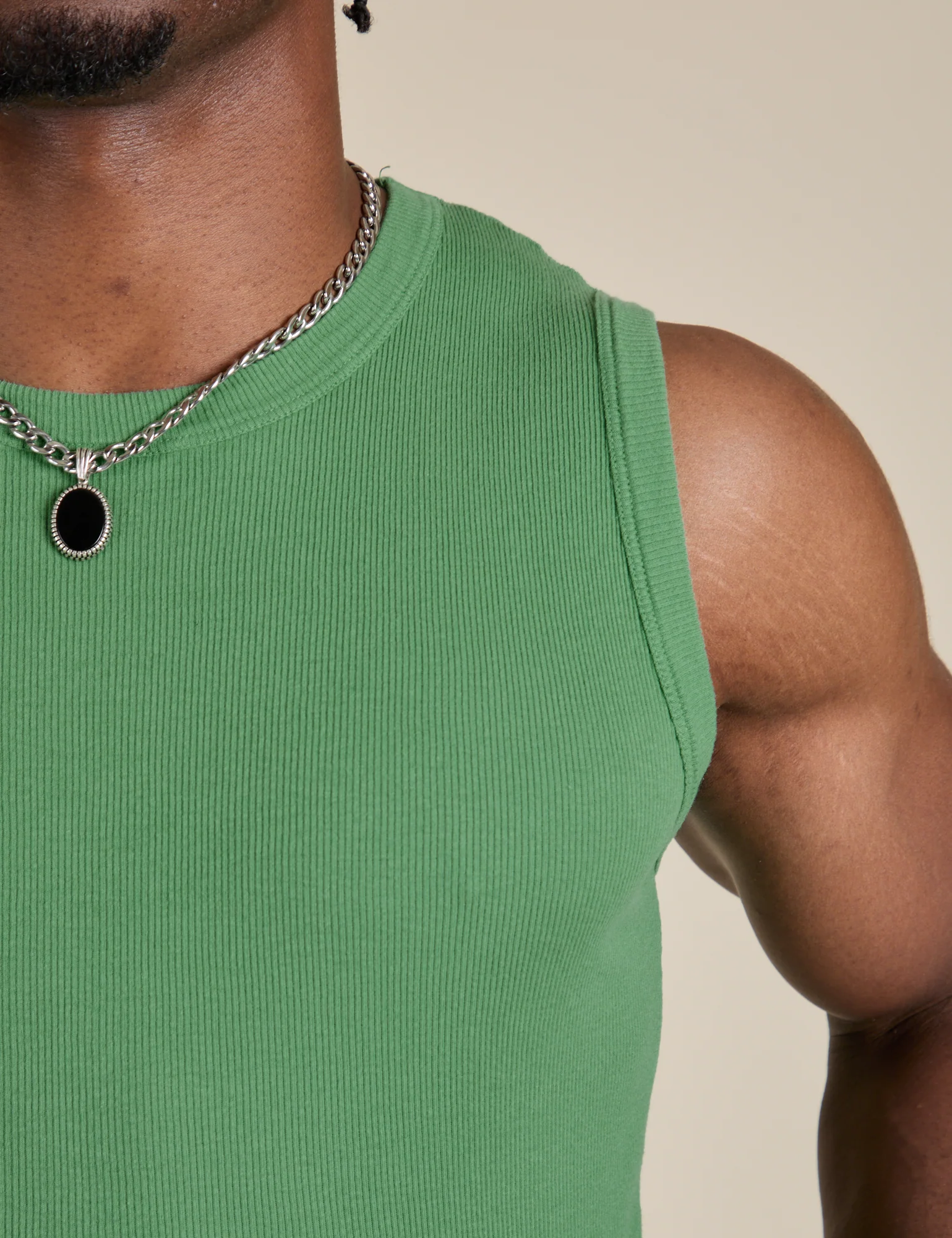 Muscle Tee - Seafoam Green - Image 16