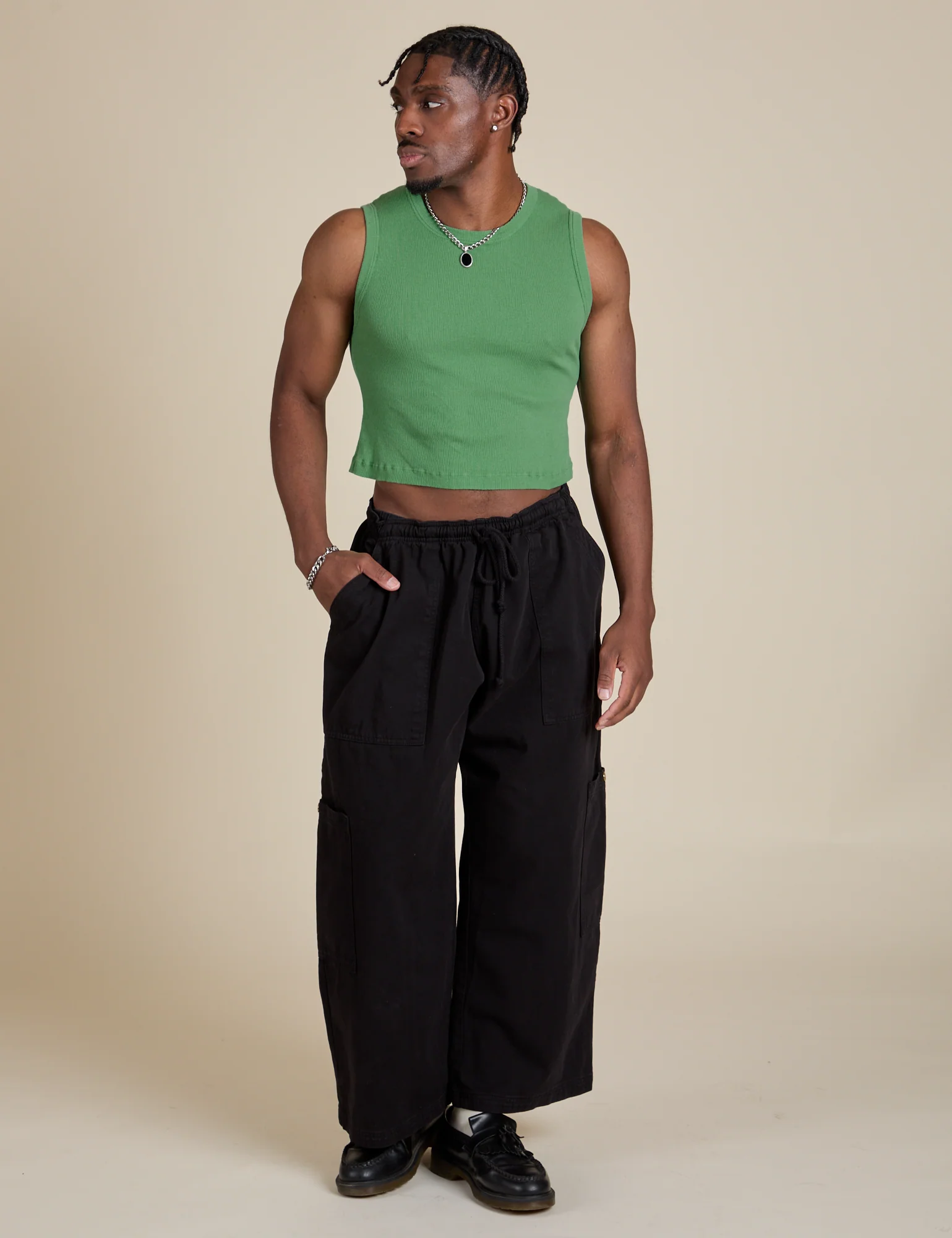 Muscle Tee - Seafoam Green - Image 17
