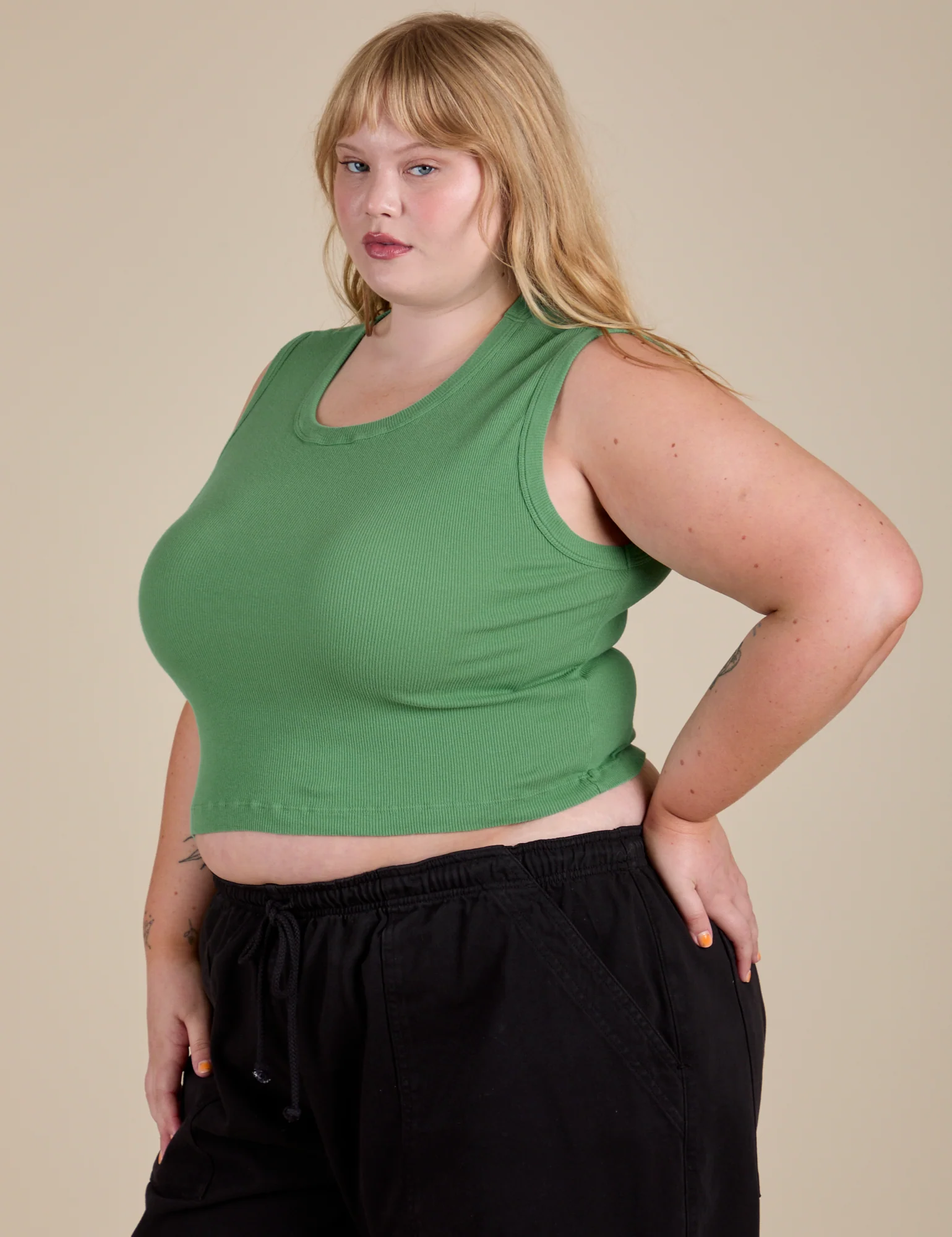 Muscle Tee - Seafoam Green - Image 5