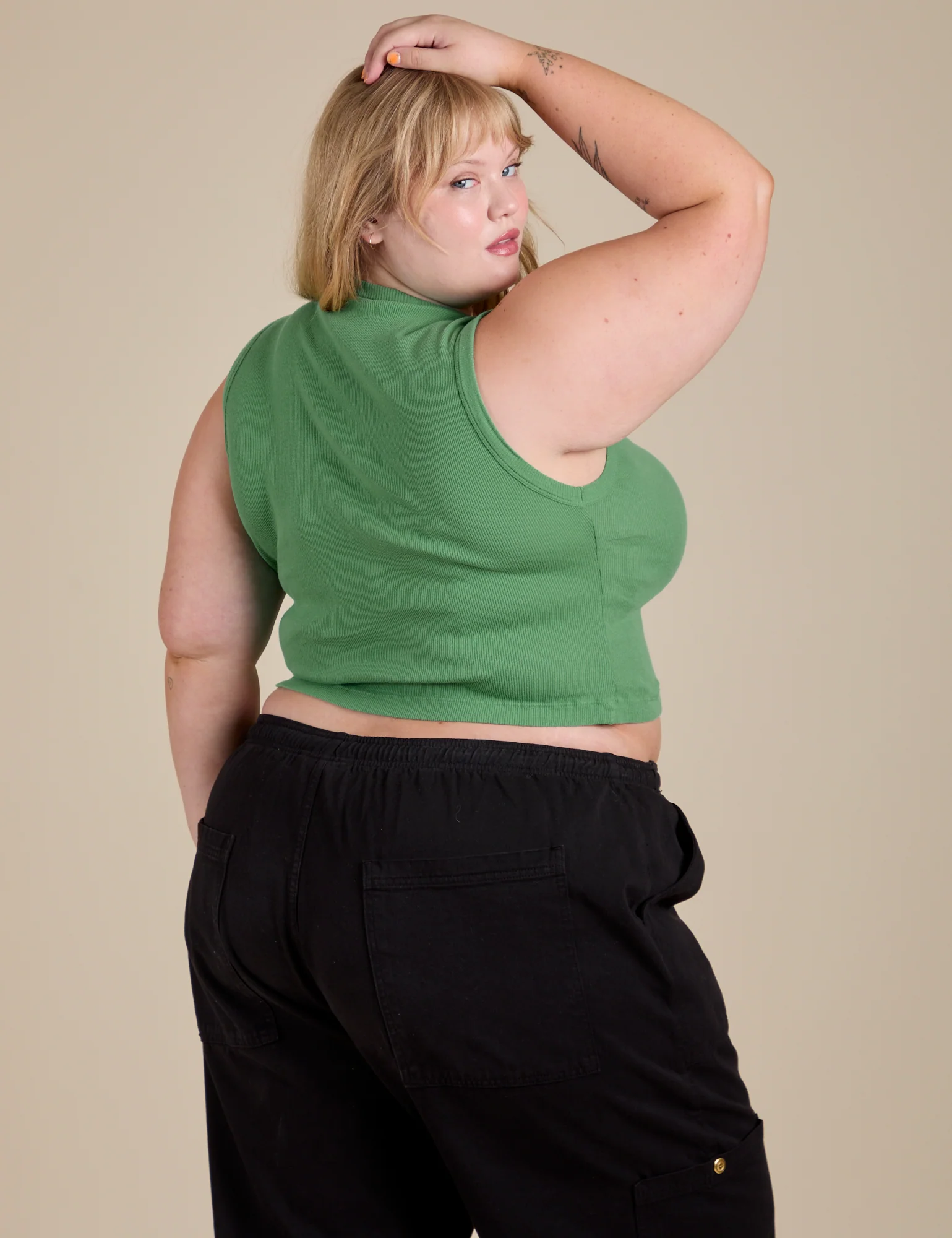 Muscle Tee - Seafoam Green - Image 6