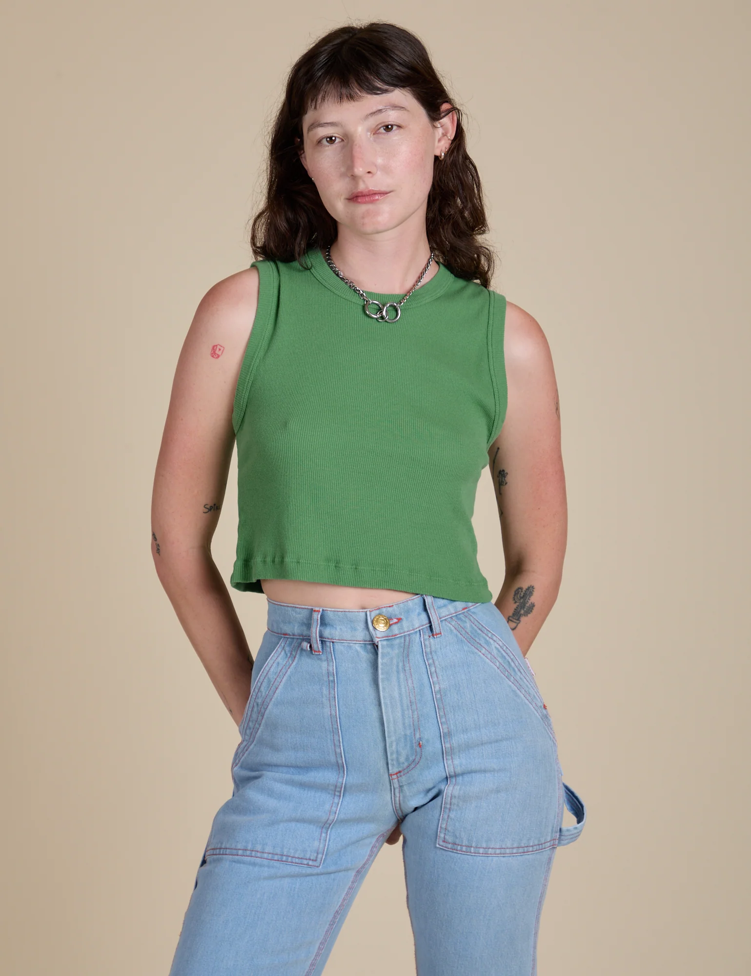 Muscle Tee - Seafoam Green - Image 8