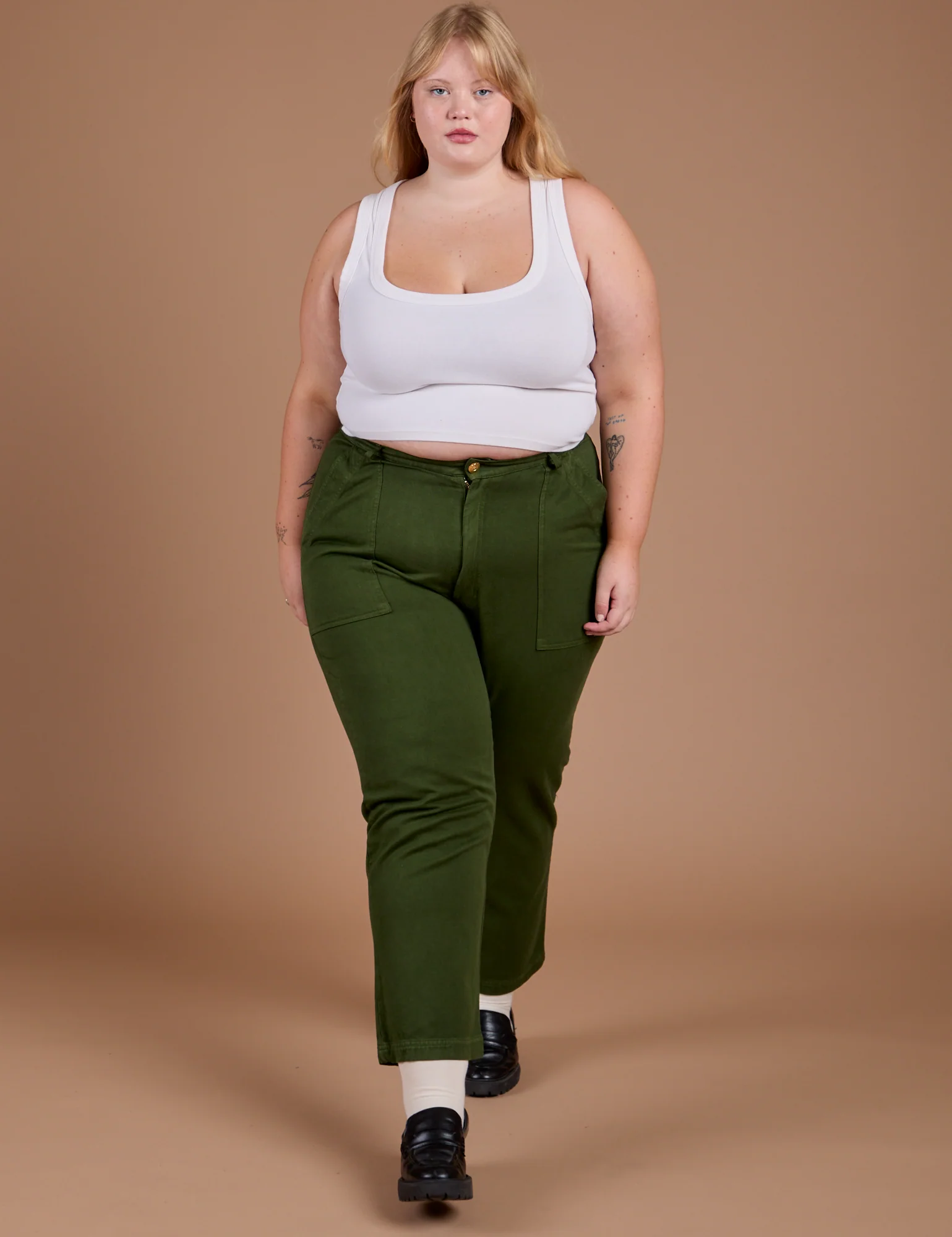 Organic Work Pants - Evergreen - Image 12