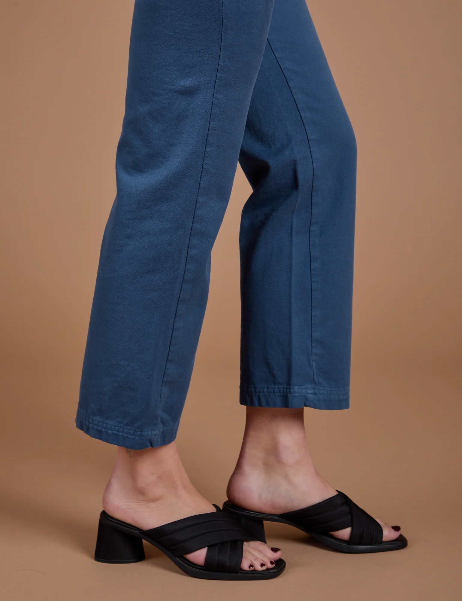 Organic Work Pants - French Blue - Image 6