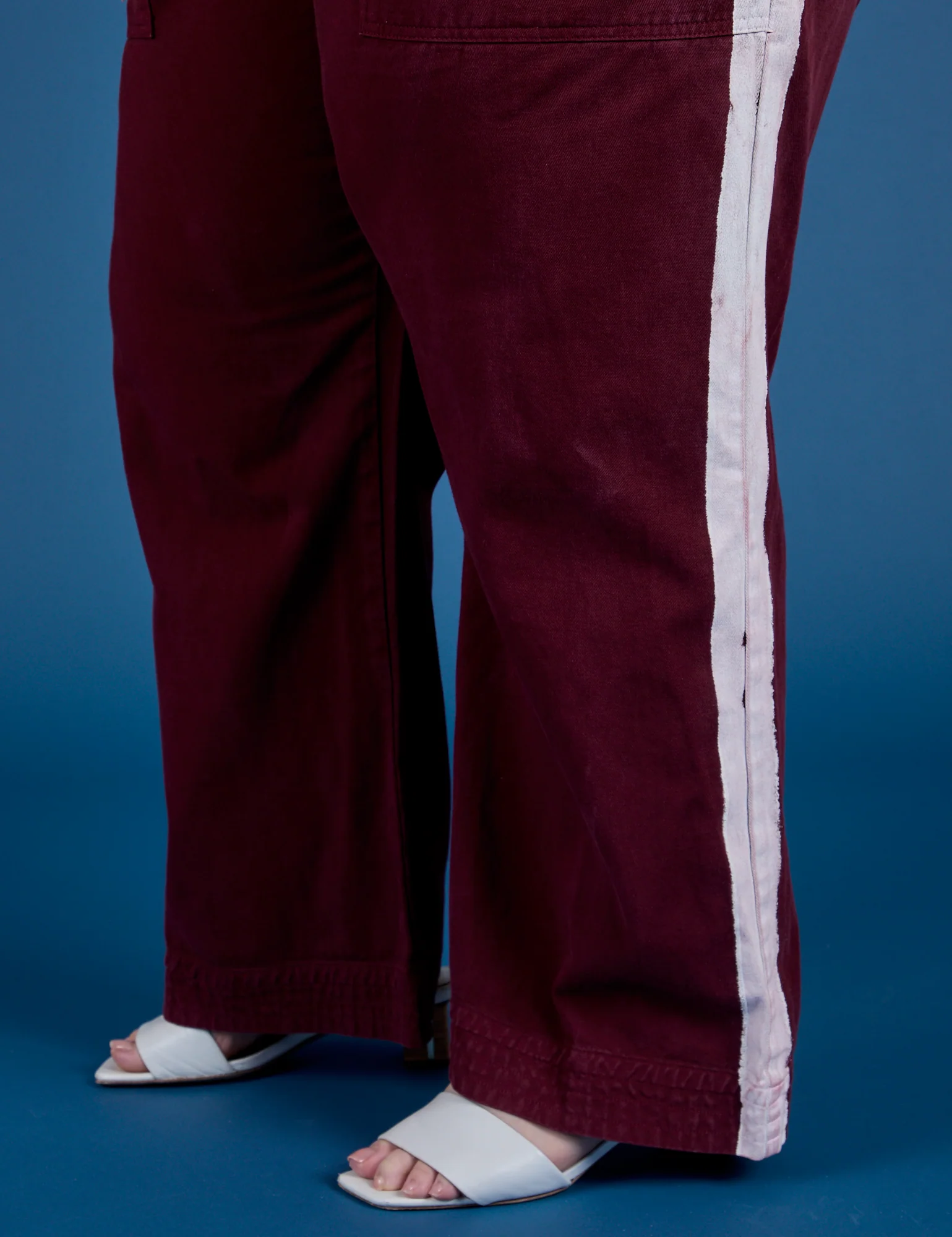 Painted Action Pants - Red Wine - Image 13