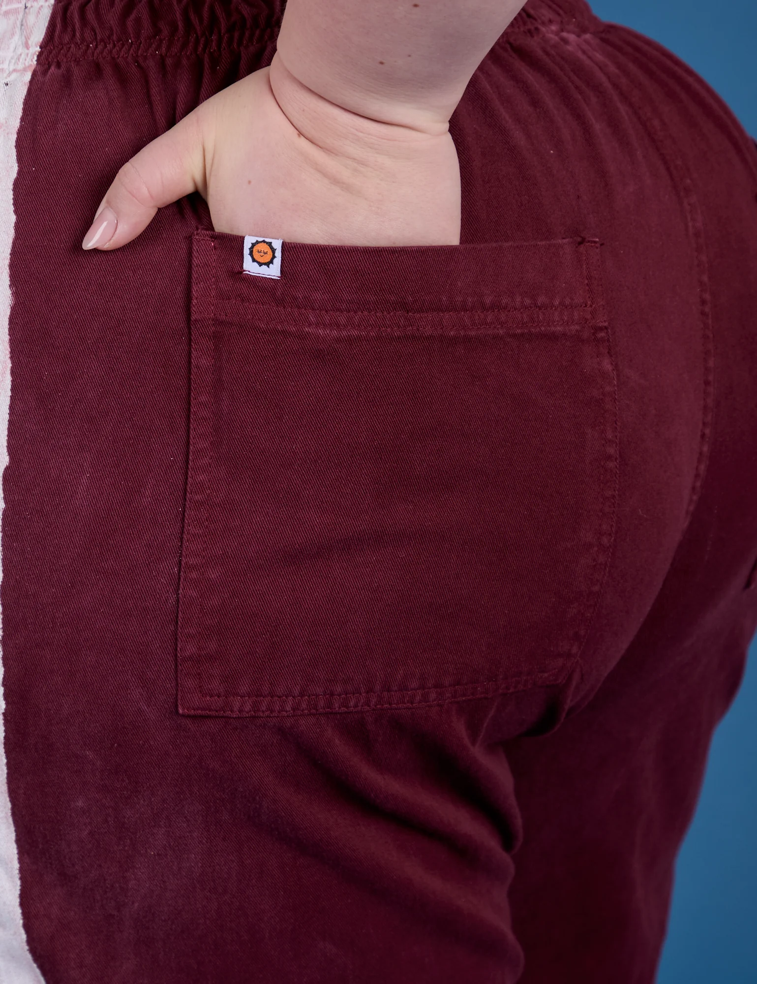 Painted Action Pants - Red Wine - Image 15