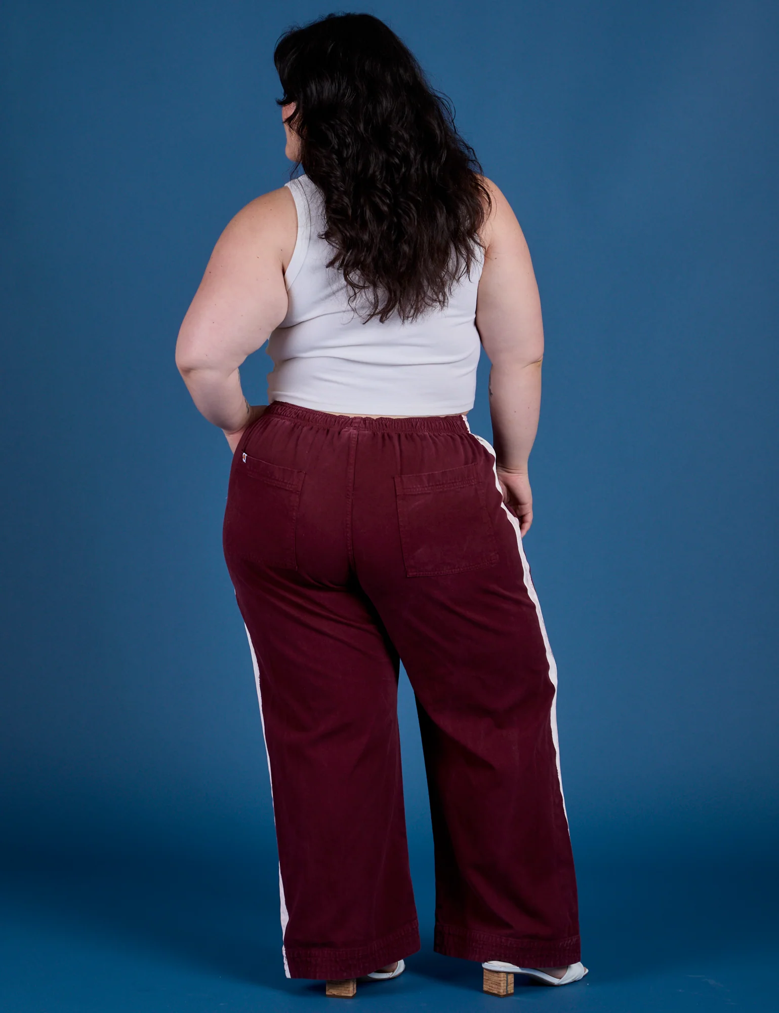Painted Action Pants - Red Wine - Image 16