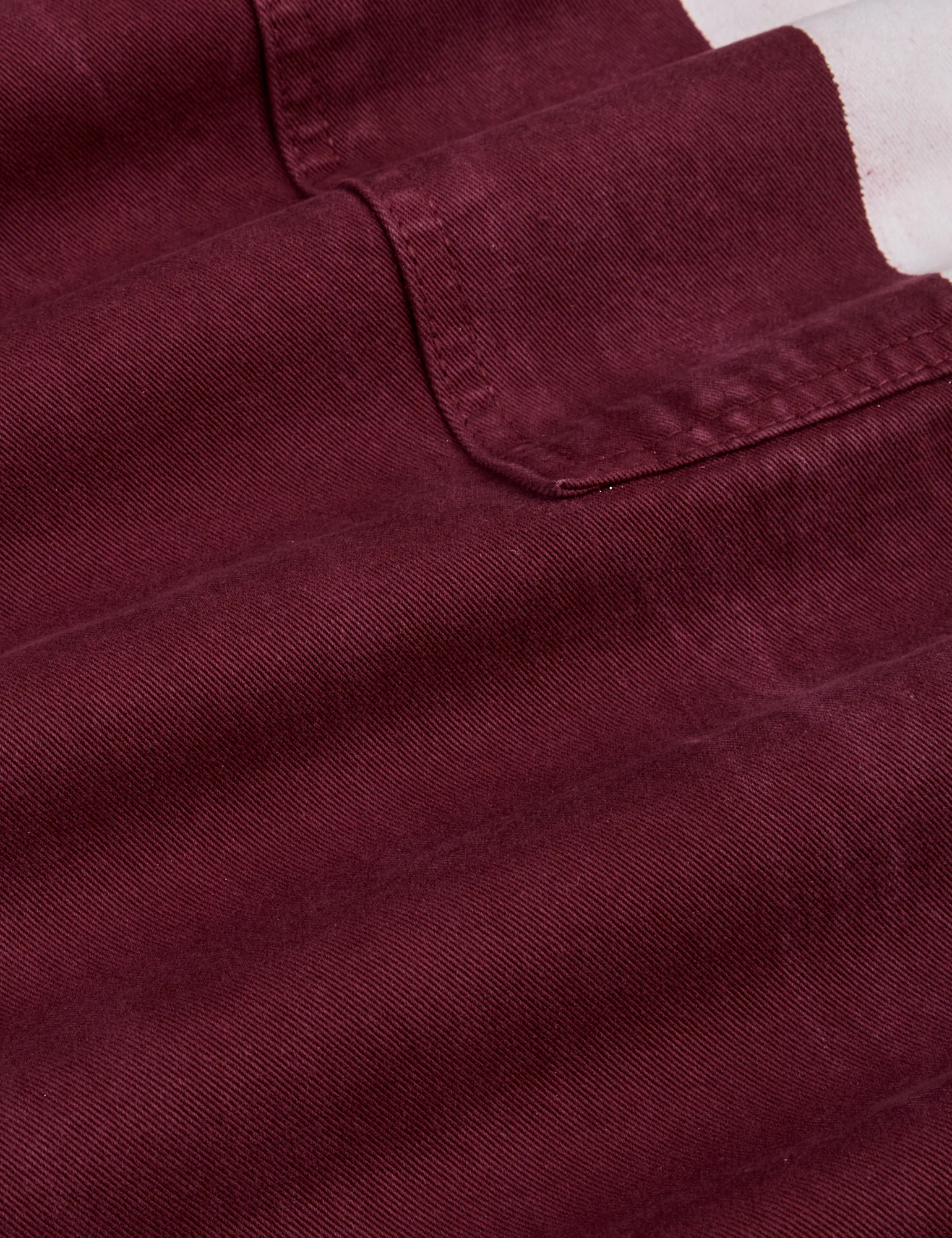 Painted Drop Pocket Cargo Pants - Red Wine - Image 2