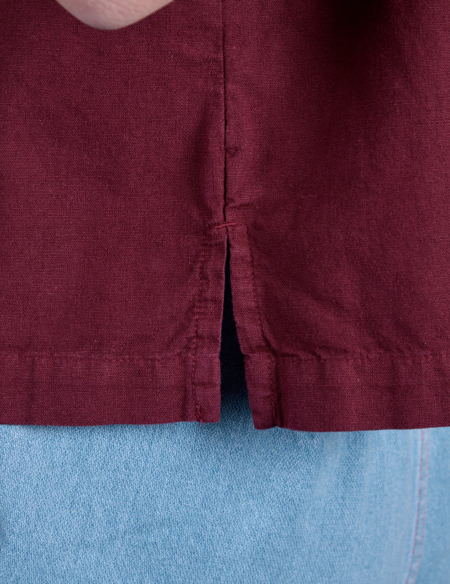 Painted Pantry Button-Up - Red Wine - Image 24