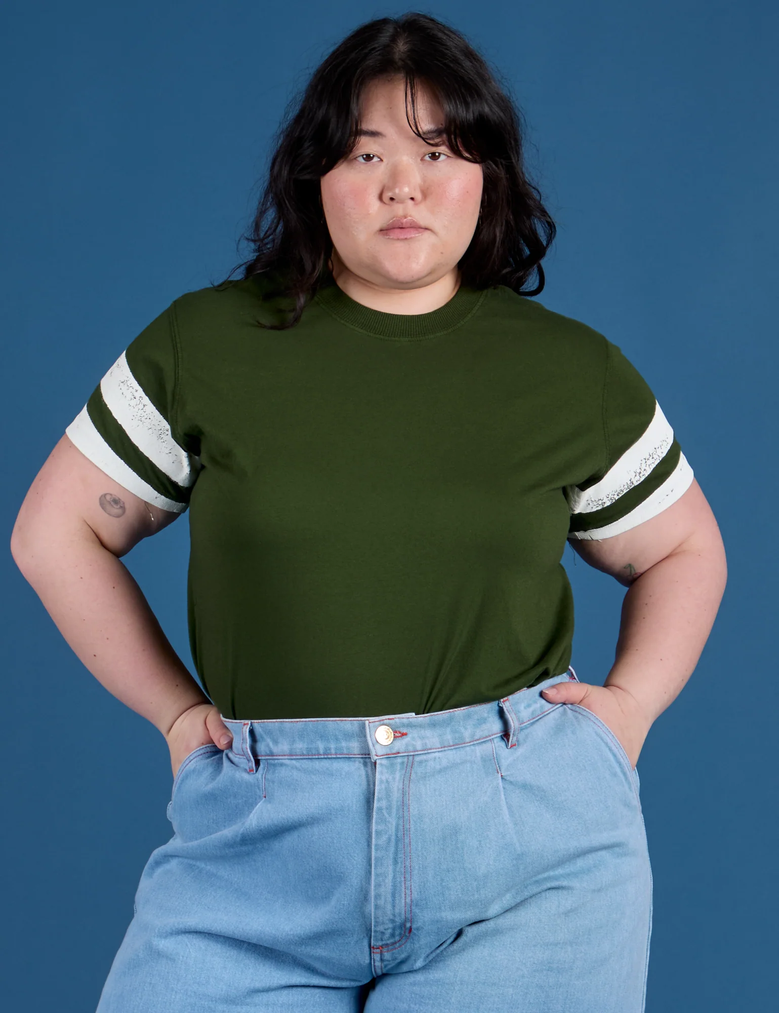Painted Vintage Tee - Evergreen - Image 14