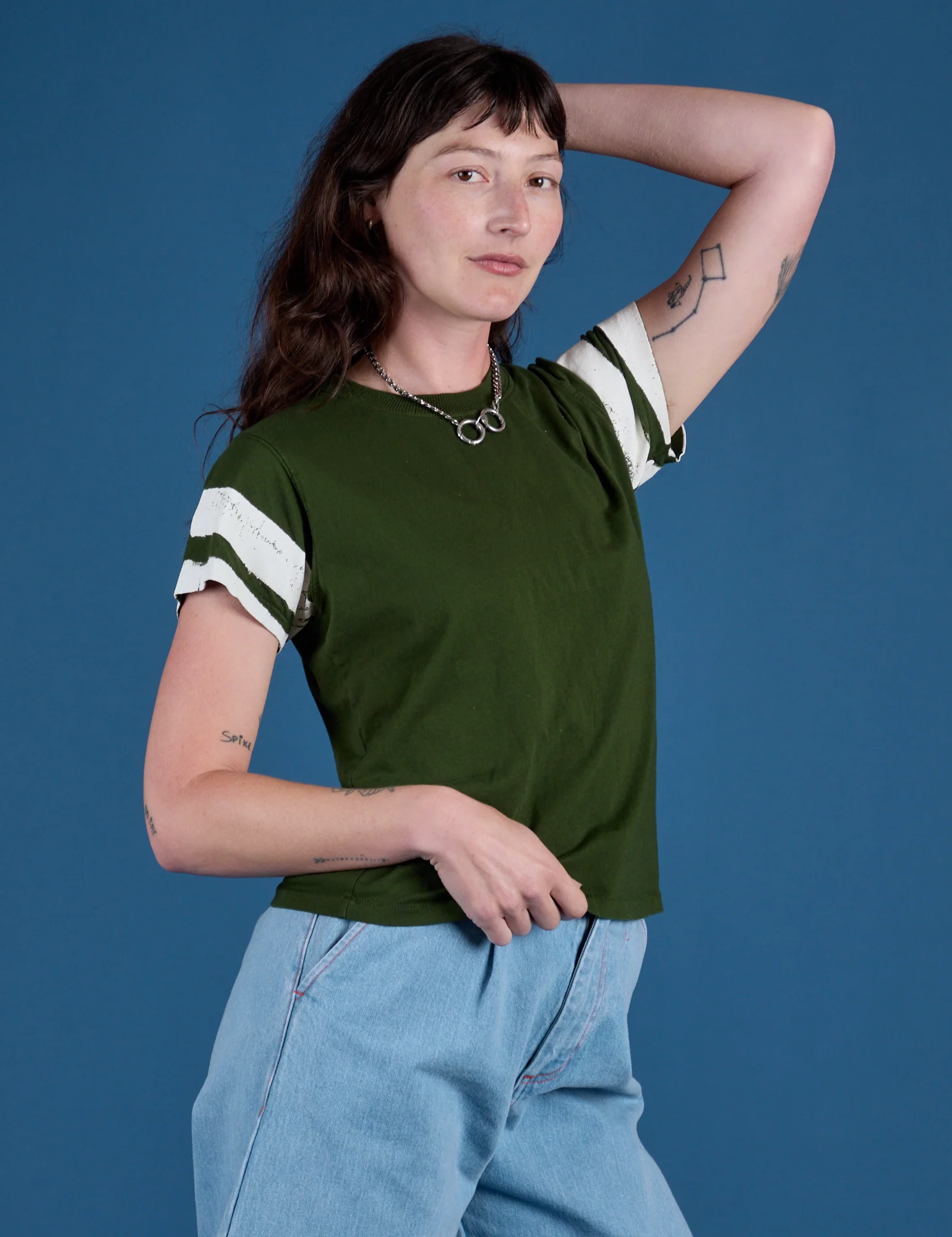 Painted Vintage Tee - Evergreen - Image 20