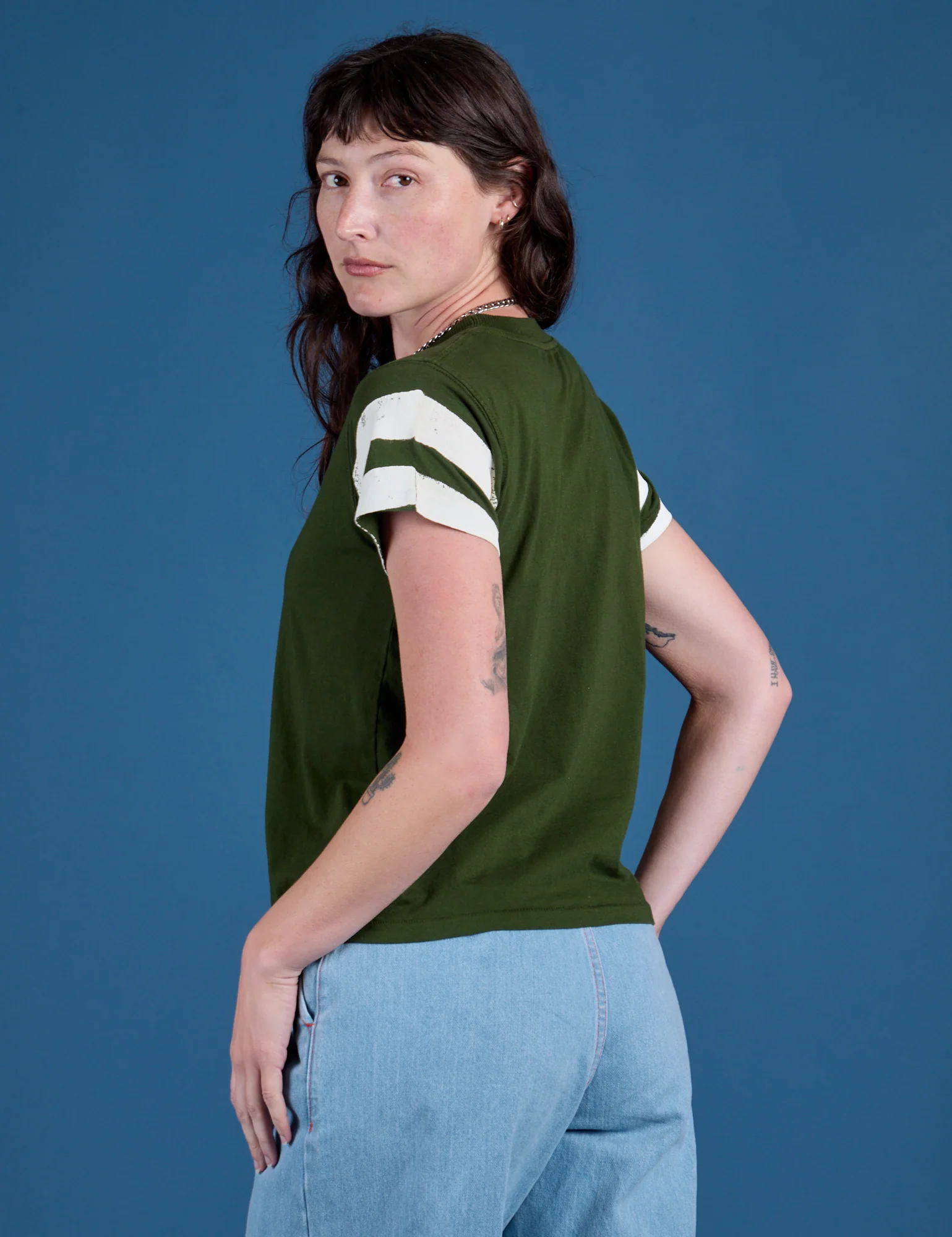 Painted Vintage Tee - Evergreen - Image 22