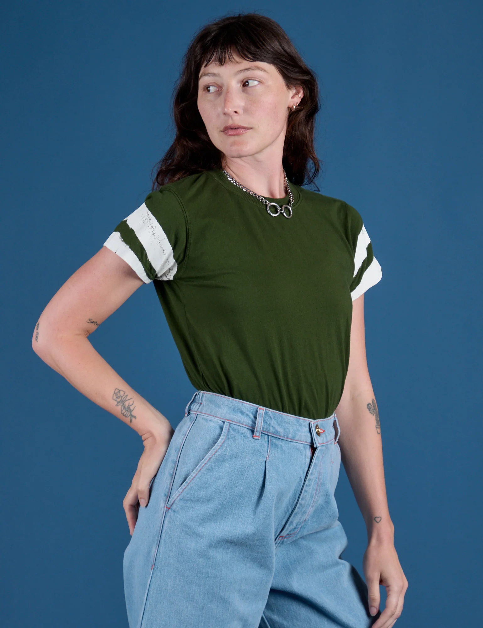 Painted Vintage Tee - Evergreen - Image 23